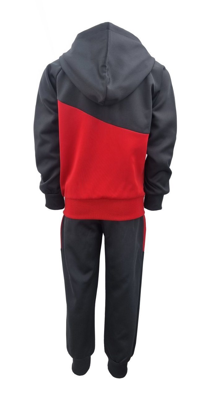 Hessis Trainingsanzug Jogginganzug Freizeitanzug für Jungen und Mädchen JF12 (Set, 2-tlg., Jacke mit Jogginghose)