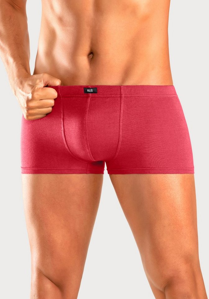 H.I.S Boxershorts (Packung, 5-St) in Hipster-Form aus Baumwollstretch, H.I.S  Hipster im 5er Pack