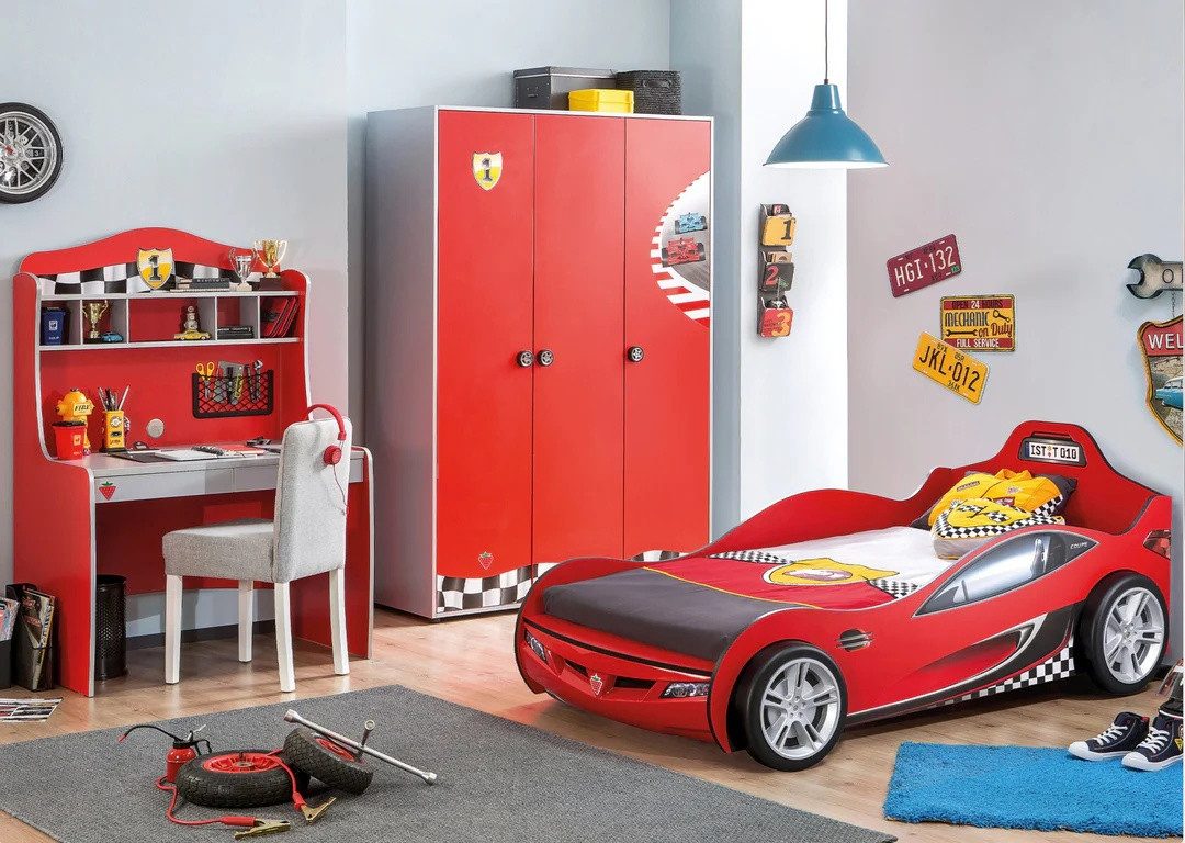 Möbel-Zeit Jugendzimmer-Set RACECUP Kinderzimmer, 3-tlg. Schrank günstig online kaufen
