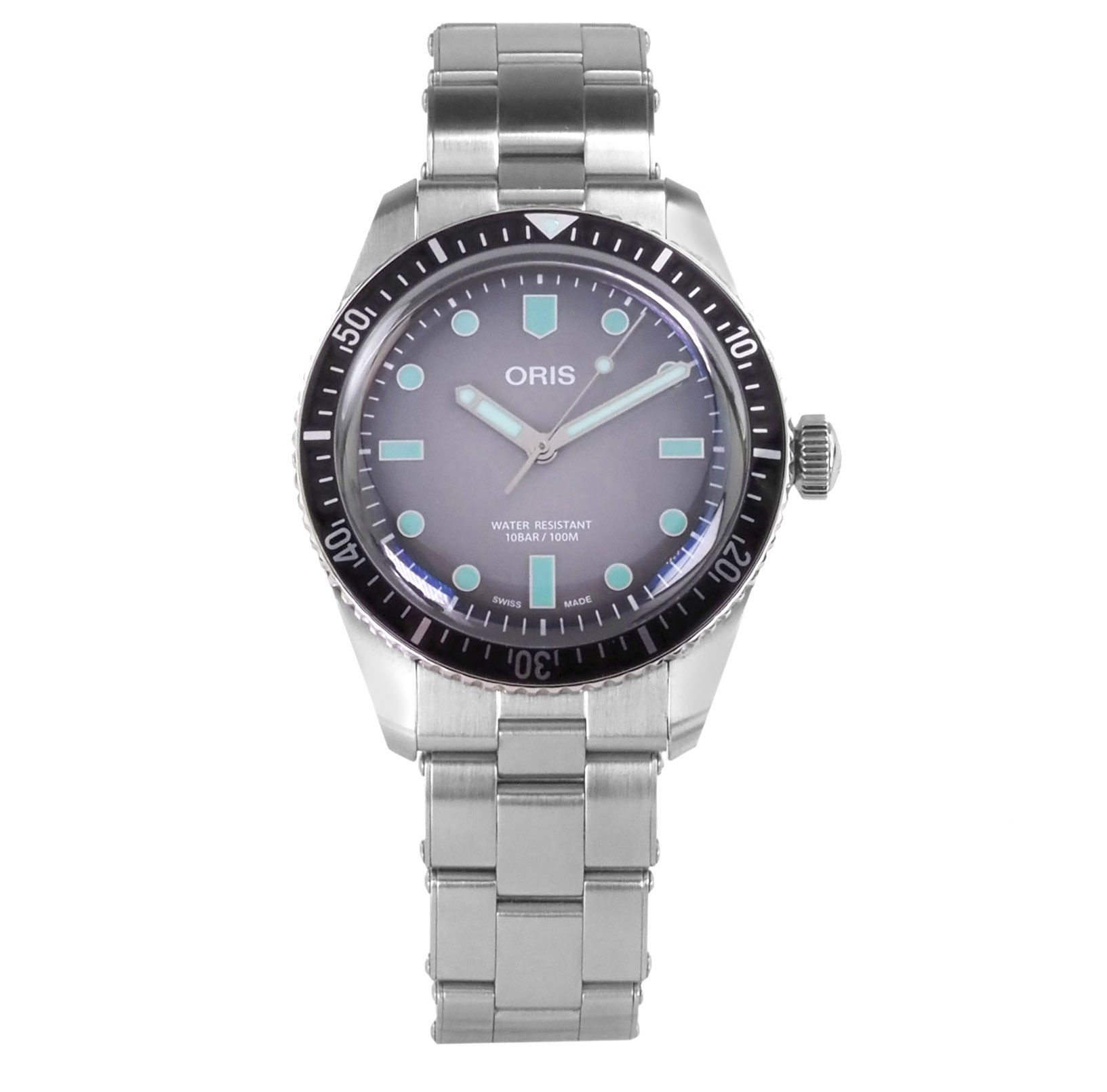 Oris Automatikuhr 40 mm Ø schweizer Herren Uhr 01 733 7707 4053 Divers Sixty-Five Divers Sixty-Five, schweizer Automatik-Kaliber Oris 733, Basis SW 200-1