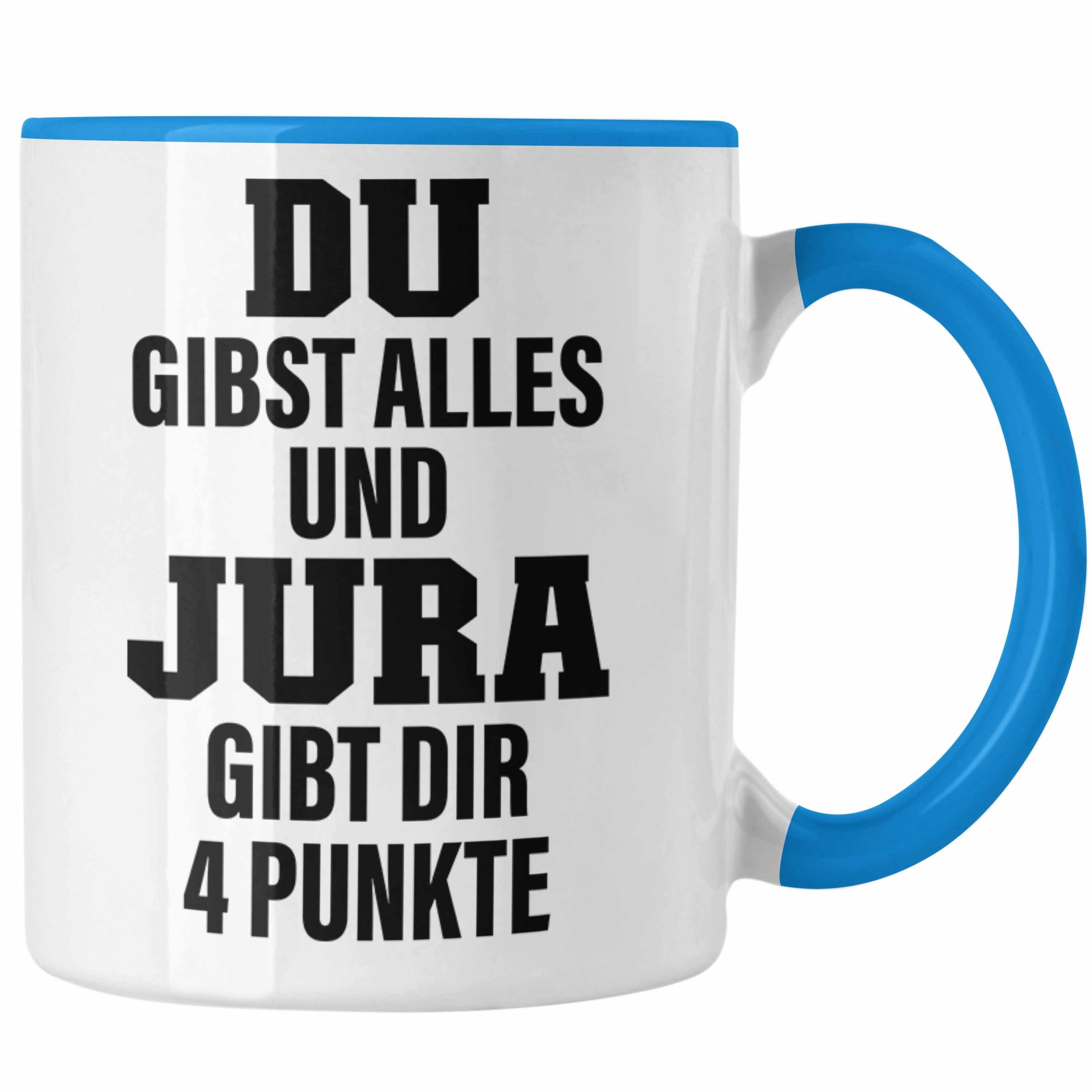 Tasse mit Blau für Spruch Geschenk Lustig - Geschenkideen Trendation Staatsexamen Jura Jurist für Trendation Tasse Juristin