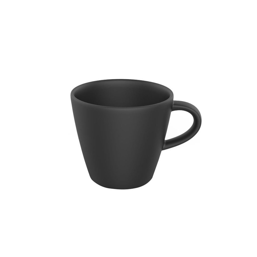 Villeroy & Boch Tasse Manufacture Rock Kaffeetasse, 150 ml, schwarz, Porzellan