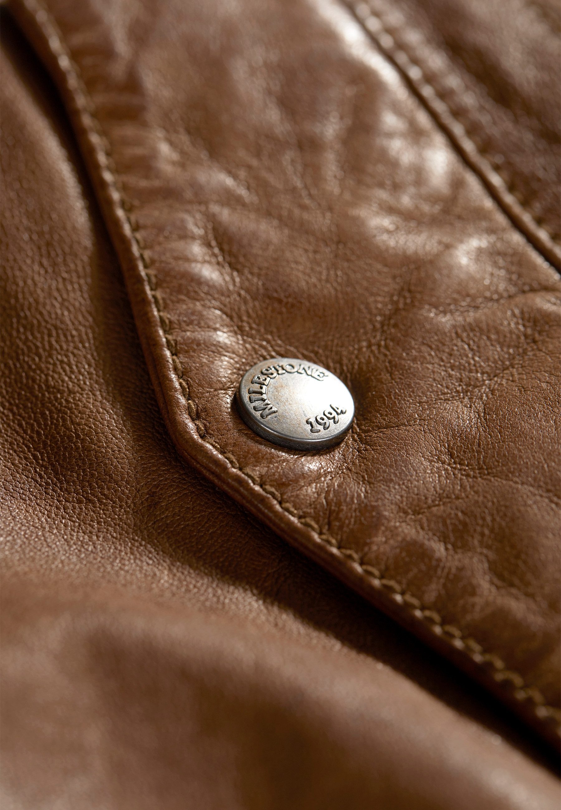 Milestone Lederjacke MSDerek Blouson aus handschuhweichem Lammleder