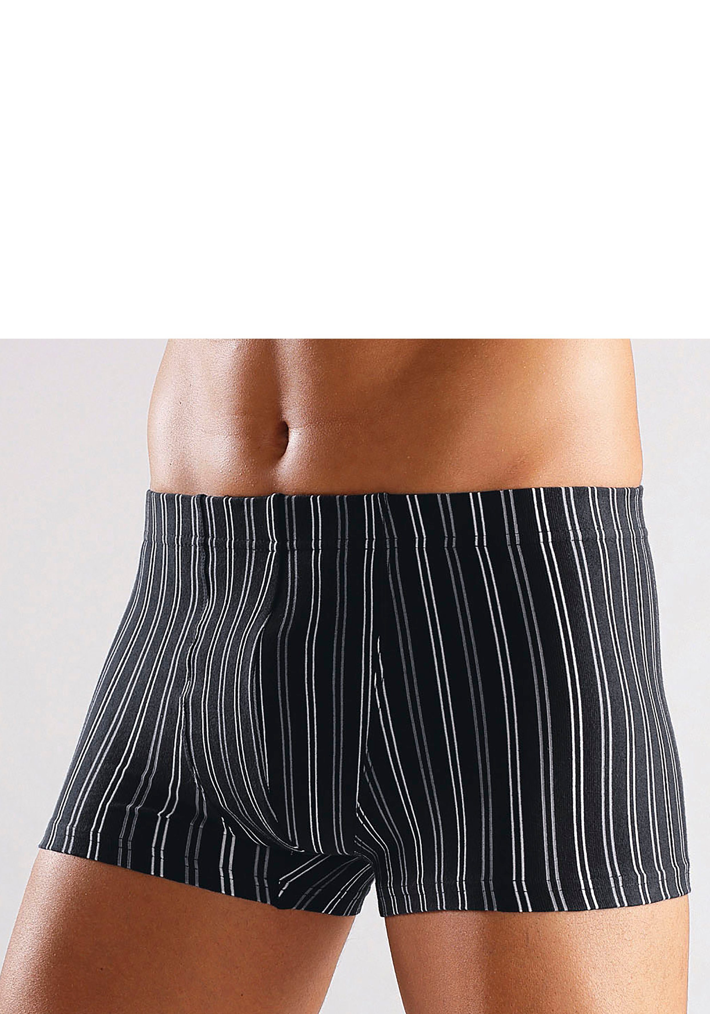 le jogger® Boxer Boxershorts für Herren (Packung, 3-St) mit garngefärbten Streifen