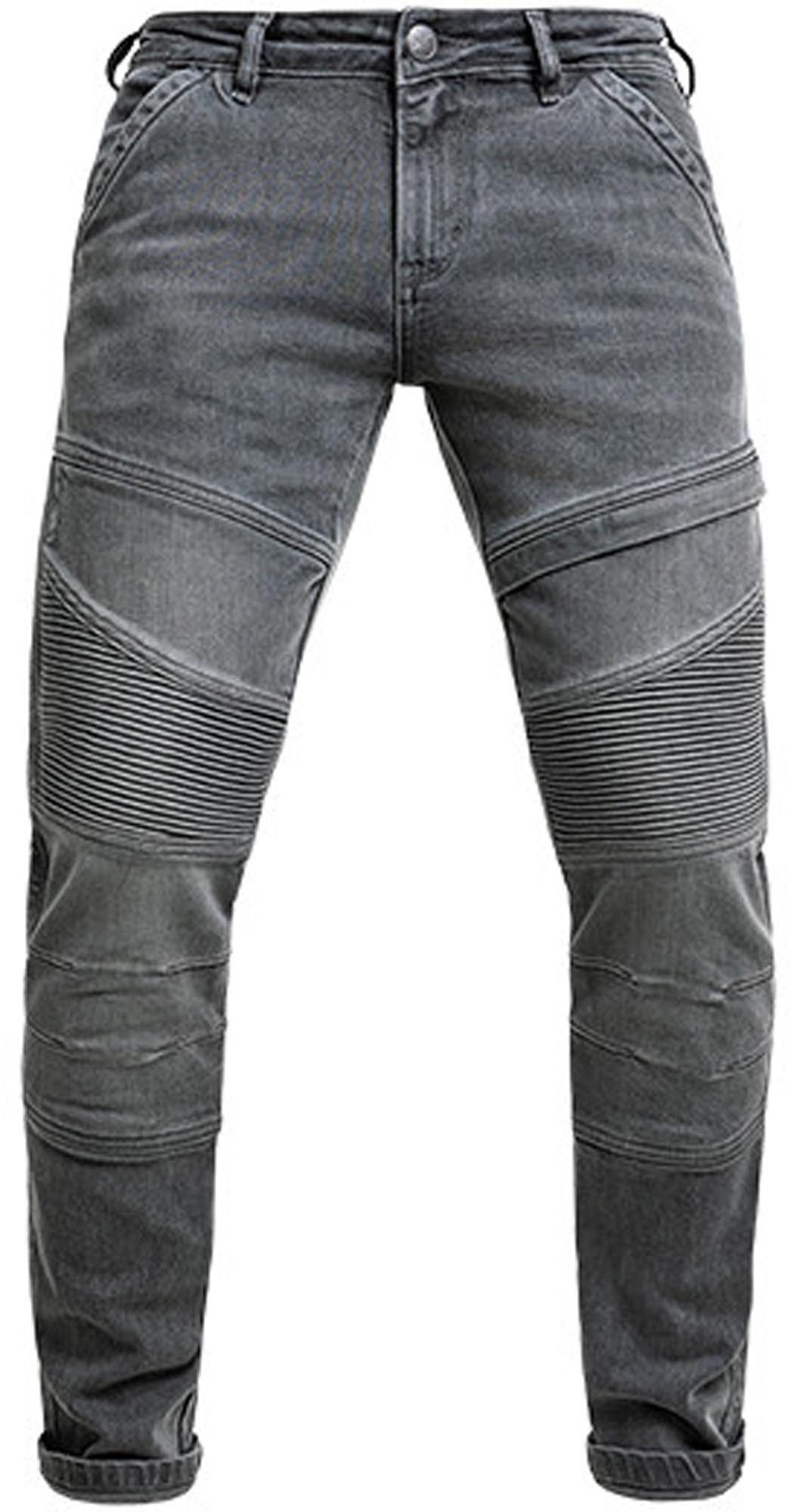 John Doe Motorradhose Rebel Mono Motorrad Jeans Hüftprotektoren enthalten,Knieprotektoren enthalten,wasserabweise