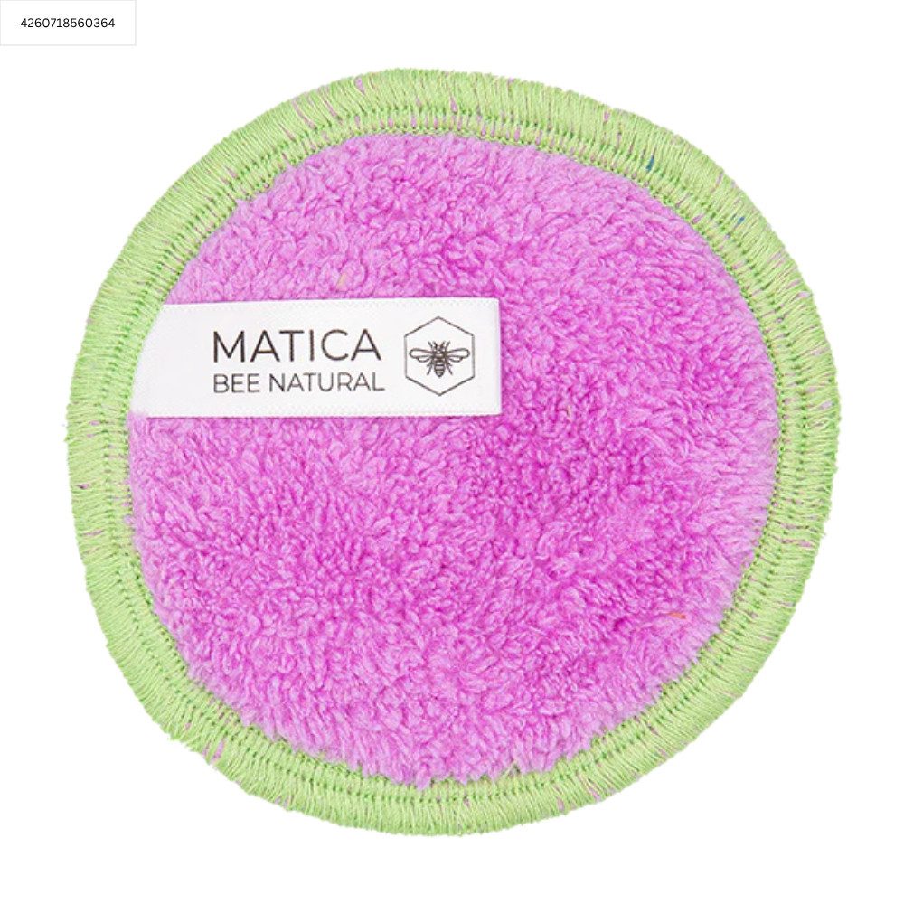 Matica Cosmetics Abschminkschwamm Waschbare Abschminkpads CHAIM – Lavendel, 4 tlg.