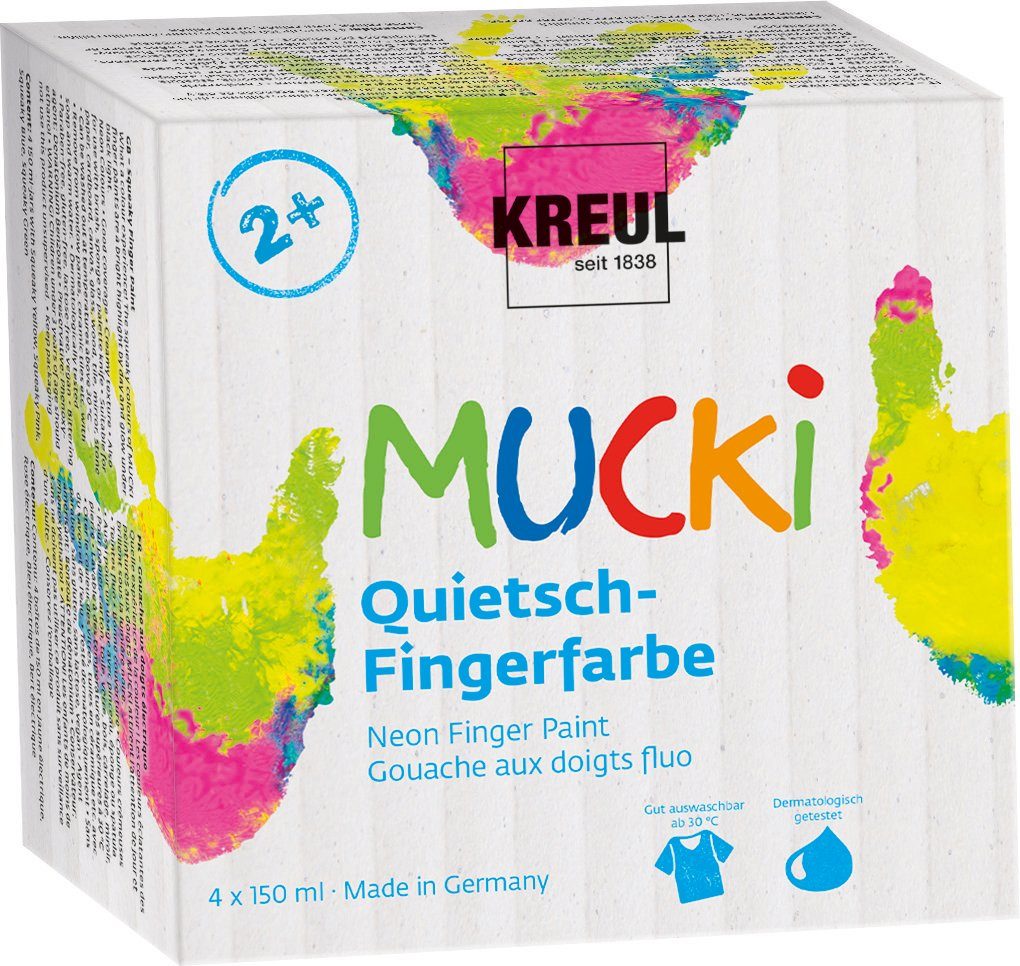 Fingerfarbe MUCKI Quietsch-Fingerfarbe