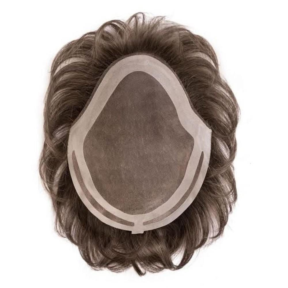 Ellen Wille Toupet Ellen Wille Jason, Herren-Hairsystem, Lace Front, 100% handgeknüpft, hitzebeständig