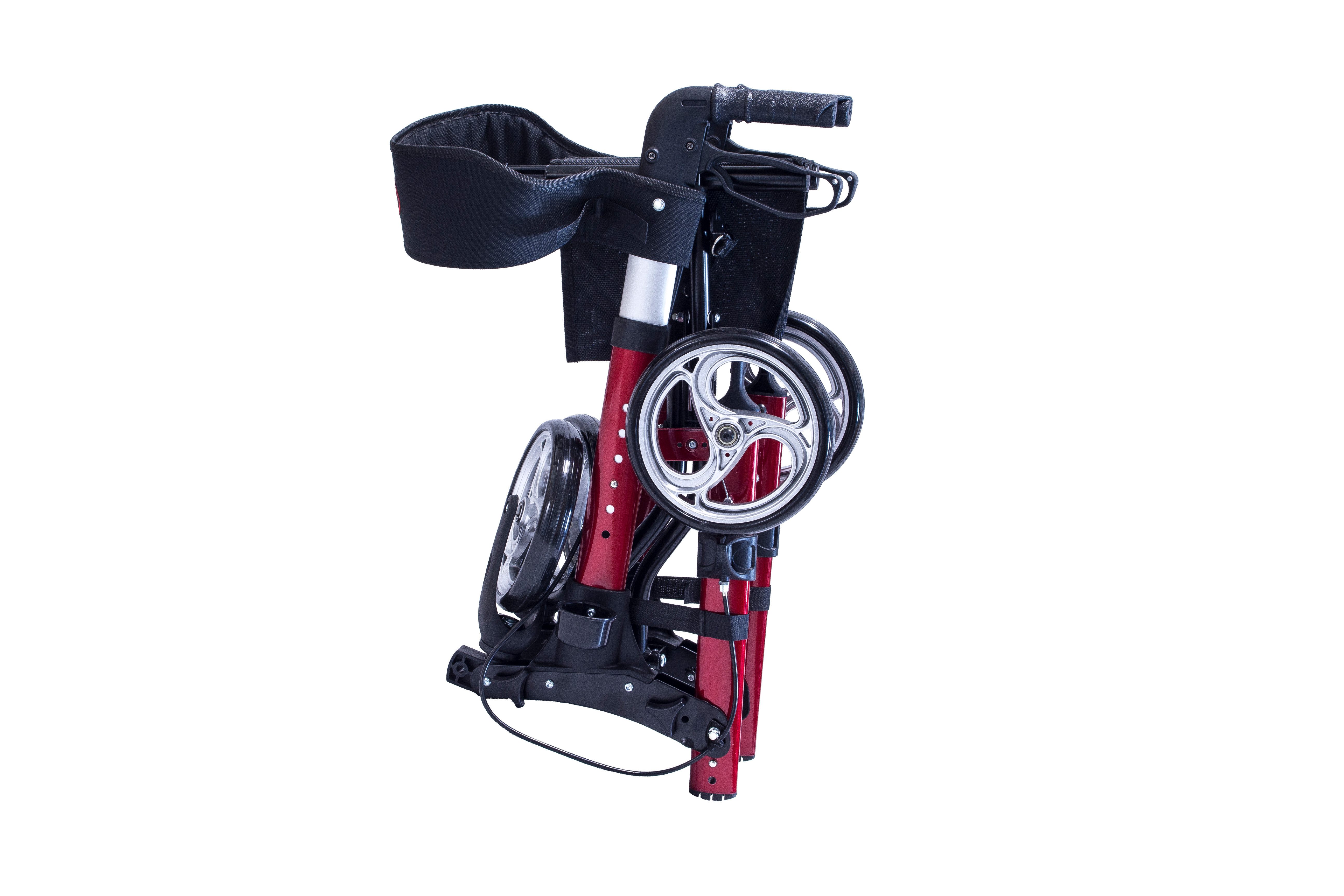 Antar Rollator Leichtgewicht 3-fach faltbar Reise Rollator aus Aluminium