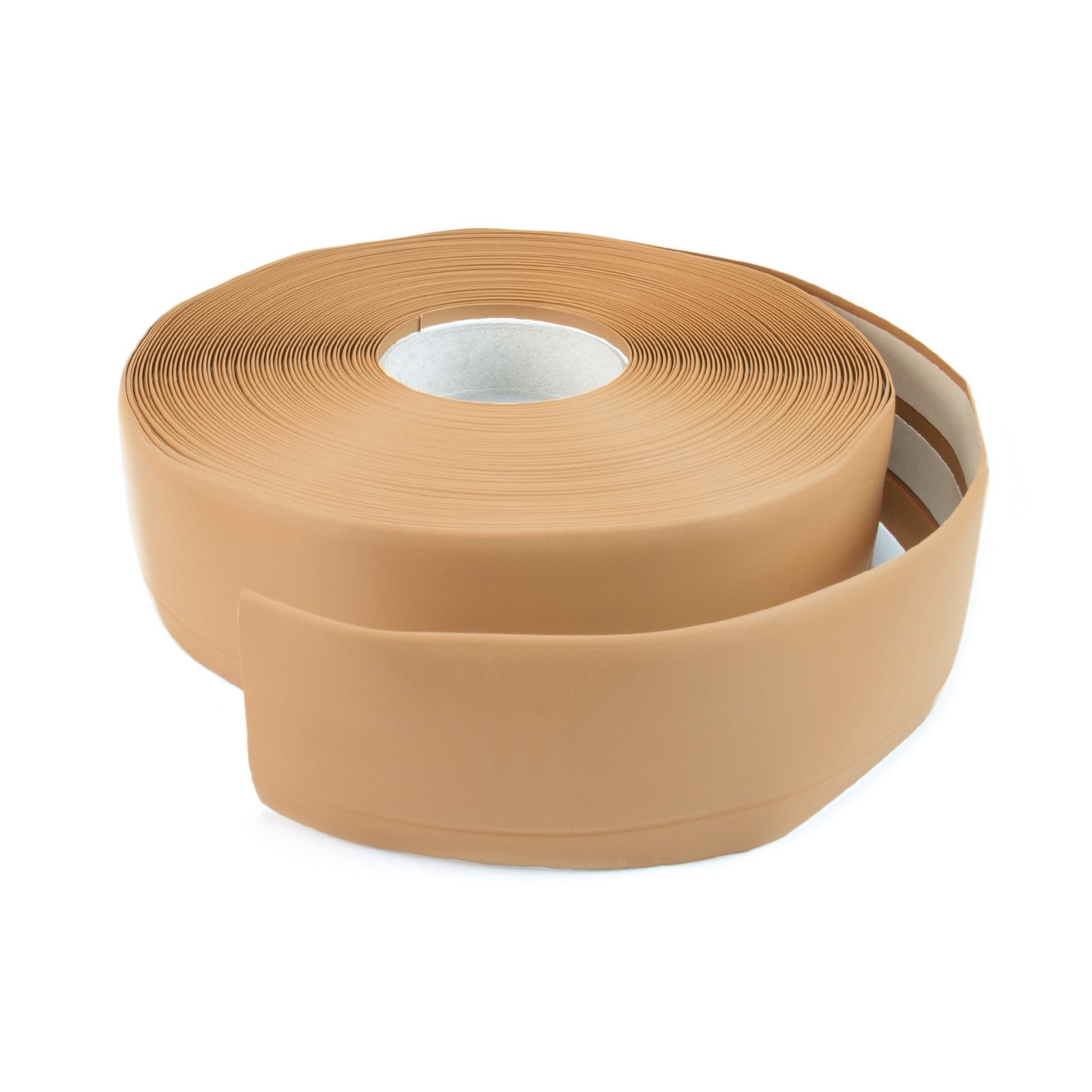 DQ-PP Sockelleiste DQ-PP WEICHSOCKELLEISTE 60m(3x20m), 50x15mm,selbstklebend,Gummileiste, PCV, Sockelleiste, Abschlussleiste, Bodenleiste, Winkelprofil