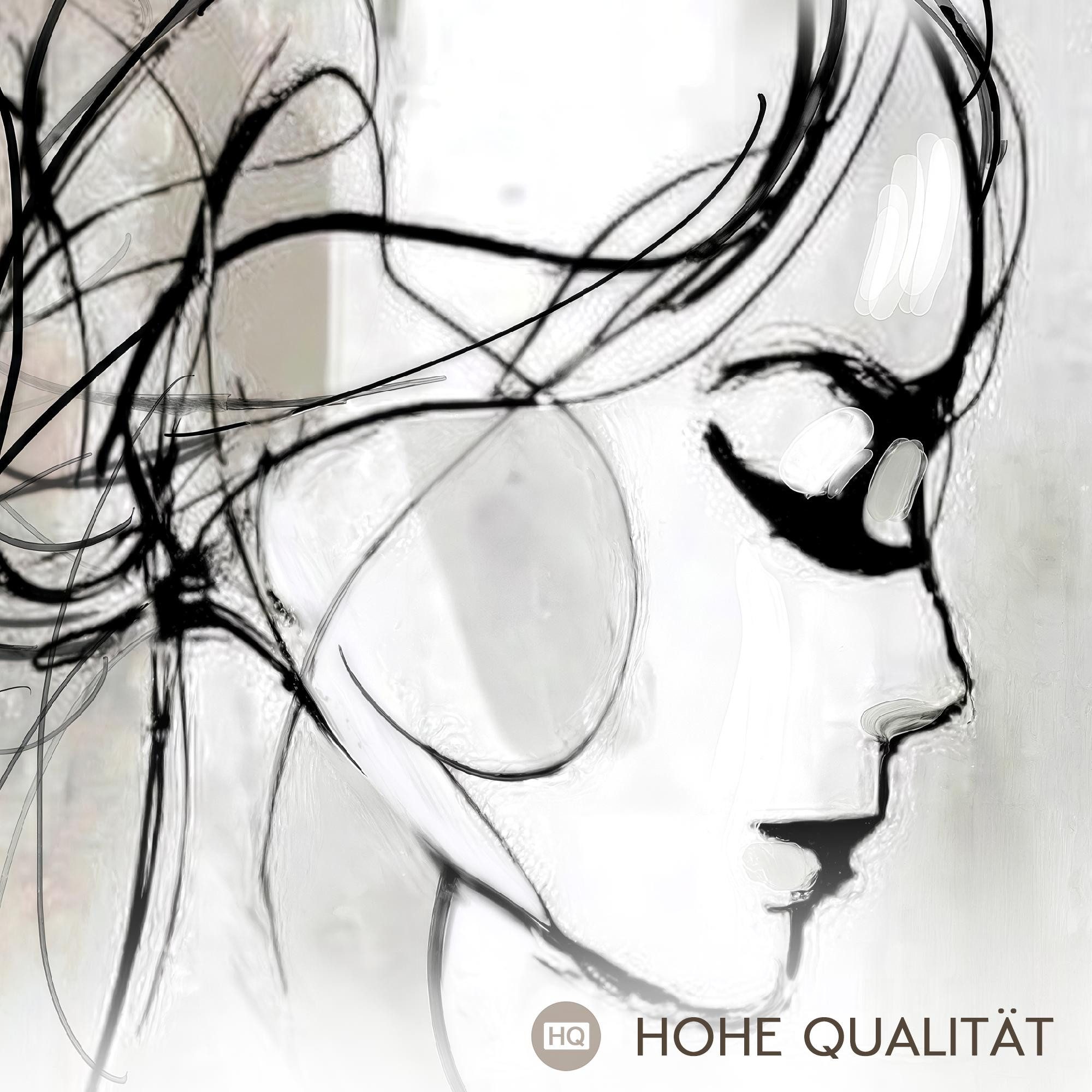 Novart Wandbild Wandbilder Boho Wohnzimmer Schlafzimmer Landhaus Deko, Frau