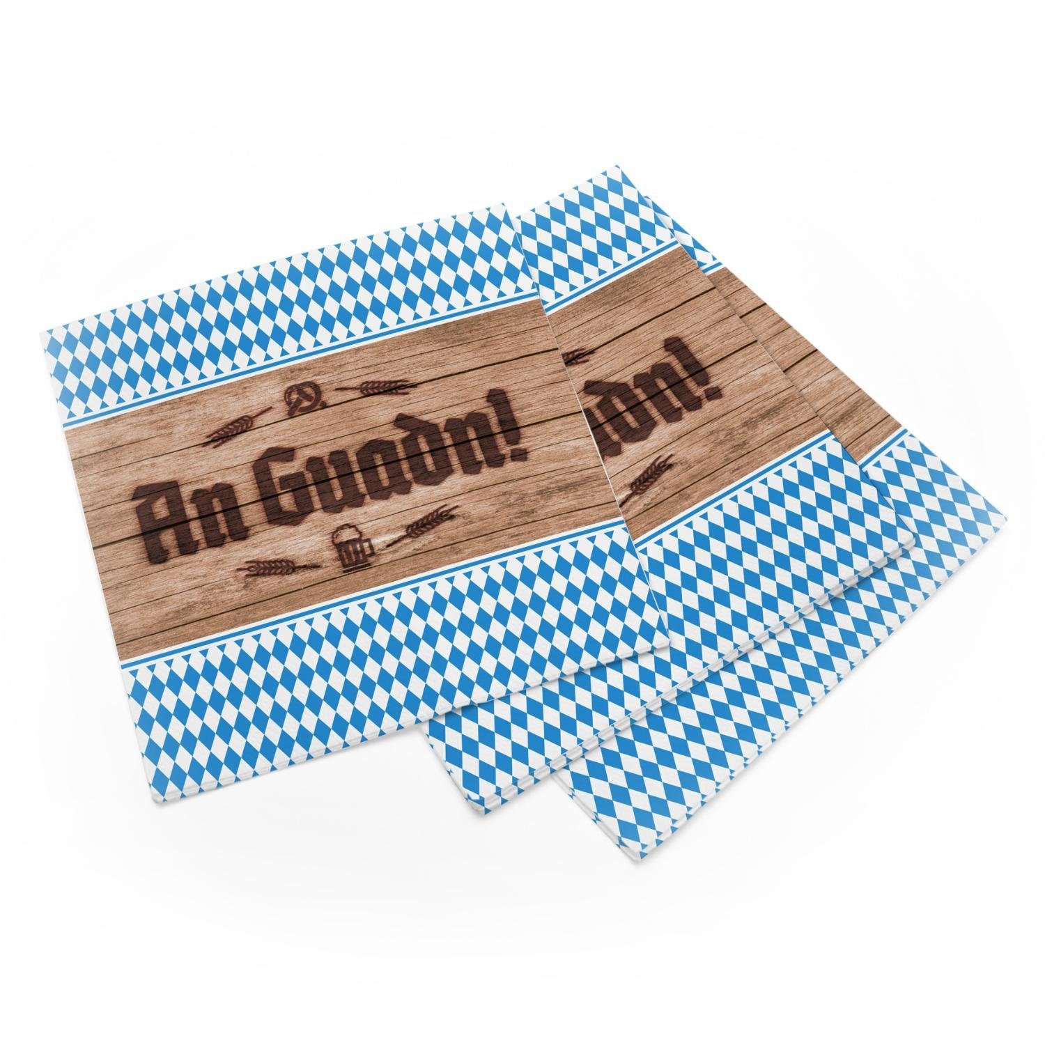itenga Papierserviette itenga 6x Windlicht + 40x Servietten - Bayrisch Schee dass'd do bist – Bild 3 von 4
