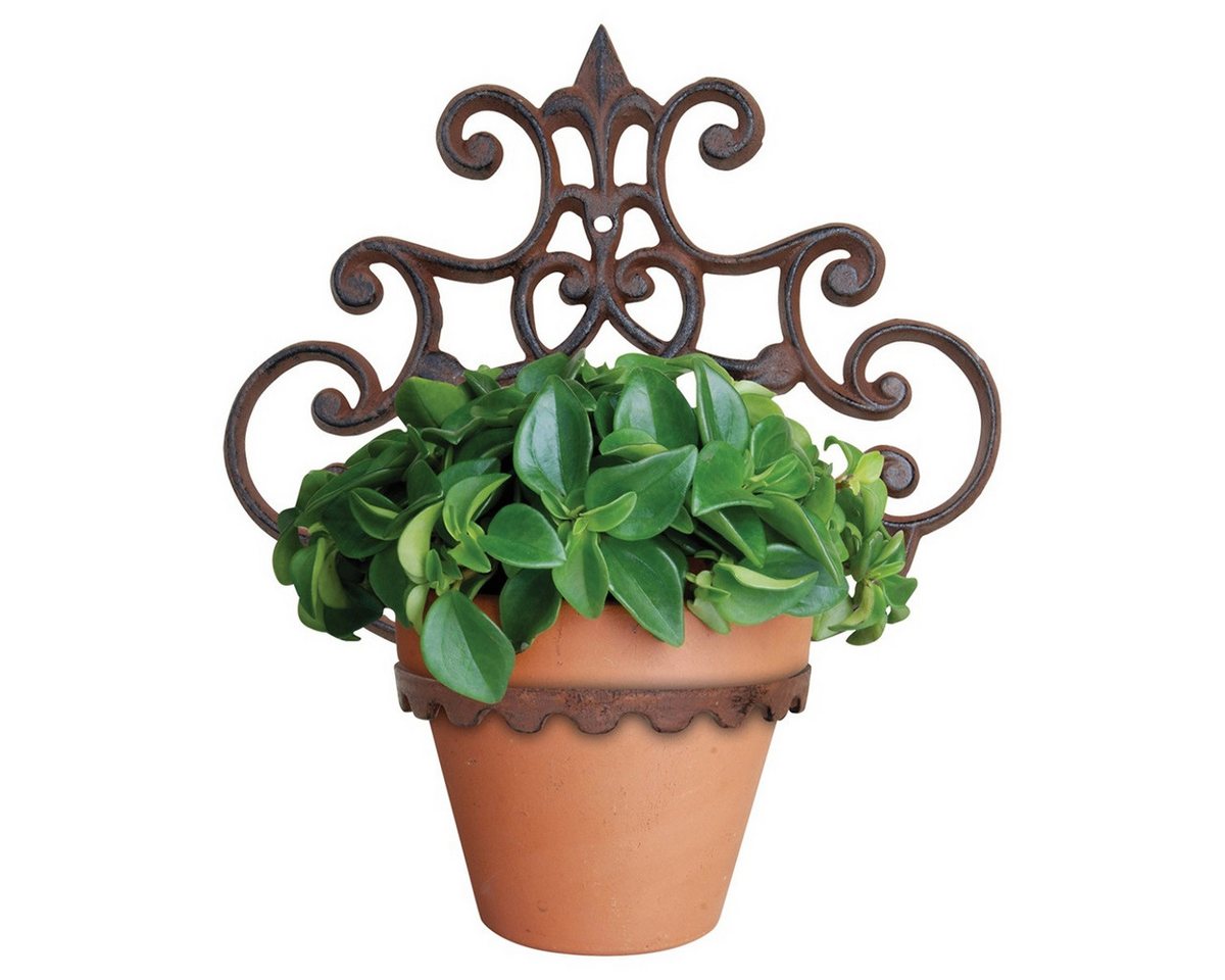 Thumbnail - Linoows Pflanzkübel Blumentopf Wandhalter, Topfhänger, Wand Topfhalter (Set), Gründerzeit Pflanzentopf Halter aus Gussei...