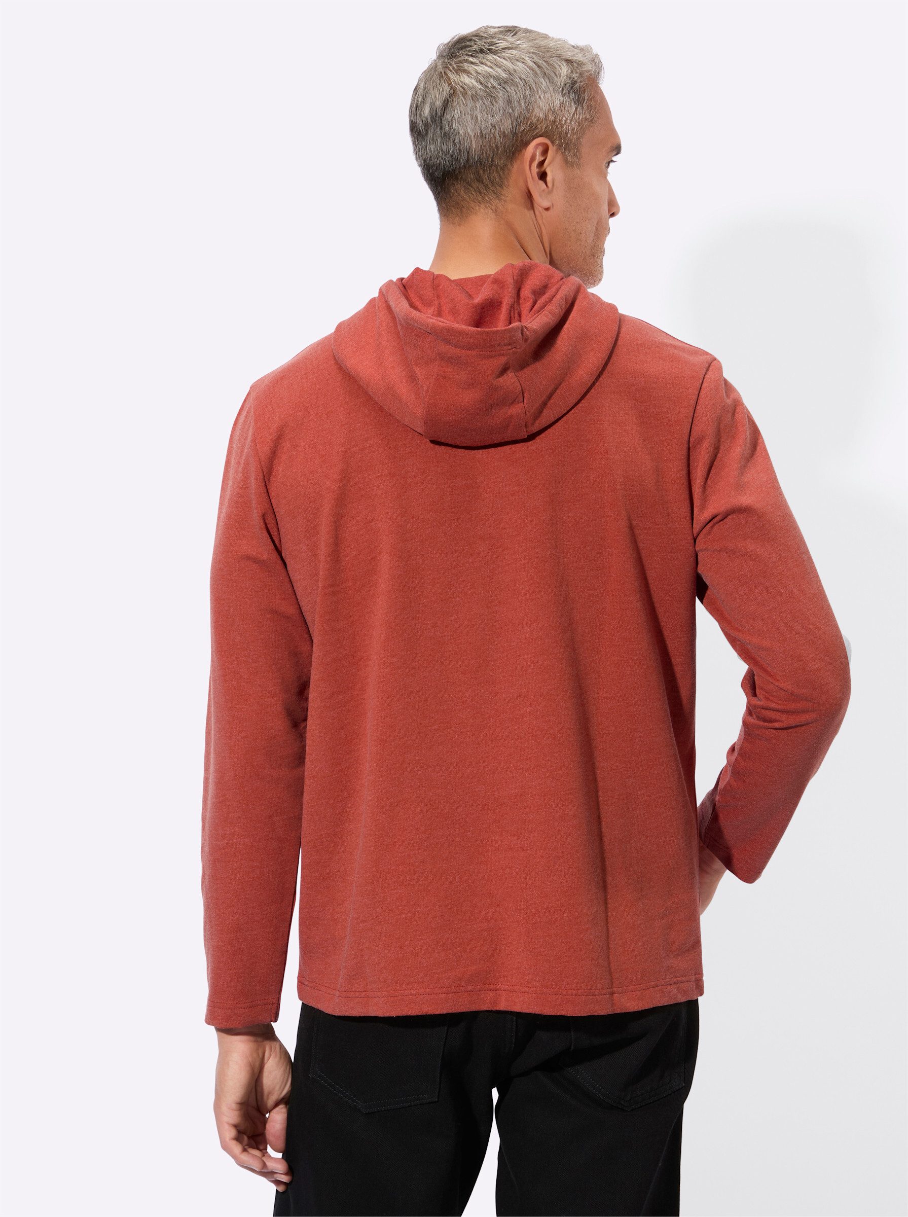 Sieh an! T-Shirt Kapuzensweatshirt Langarm