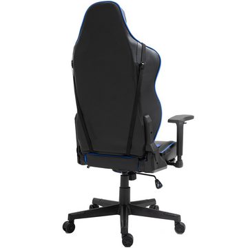 TRISENS Chefsessel Odysseus (1 Stück), Gaming Stuhl mit flexiblen 4D-Armlehnen Bürostuhl im Racing-Design