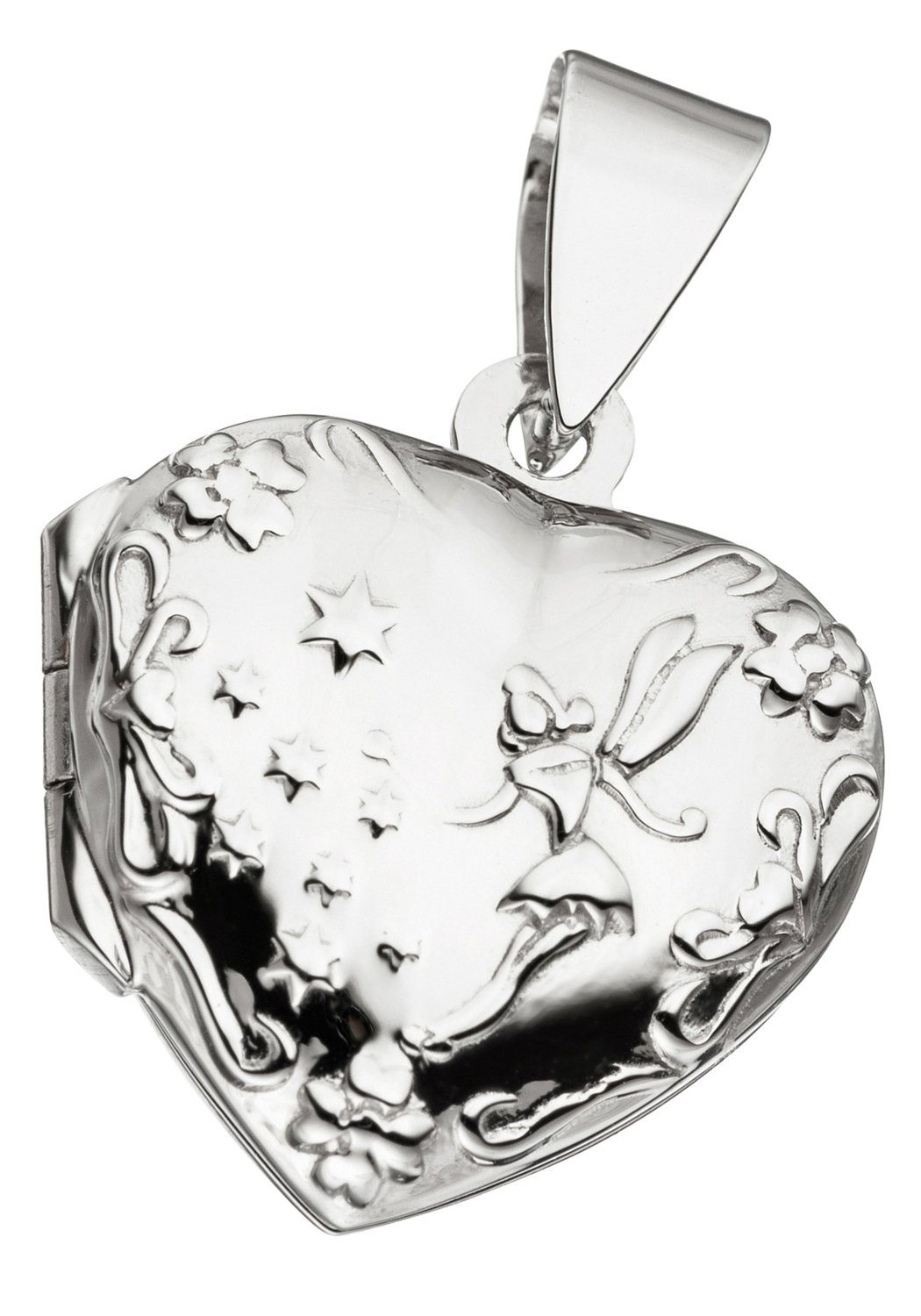 JOBO Medallionanhänger Anhänger Medaillon Believe, 925 Silber