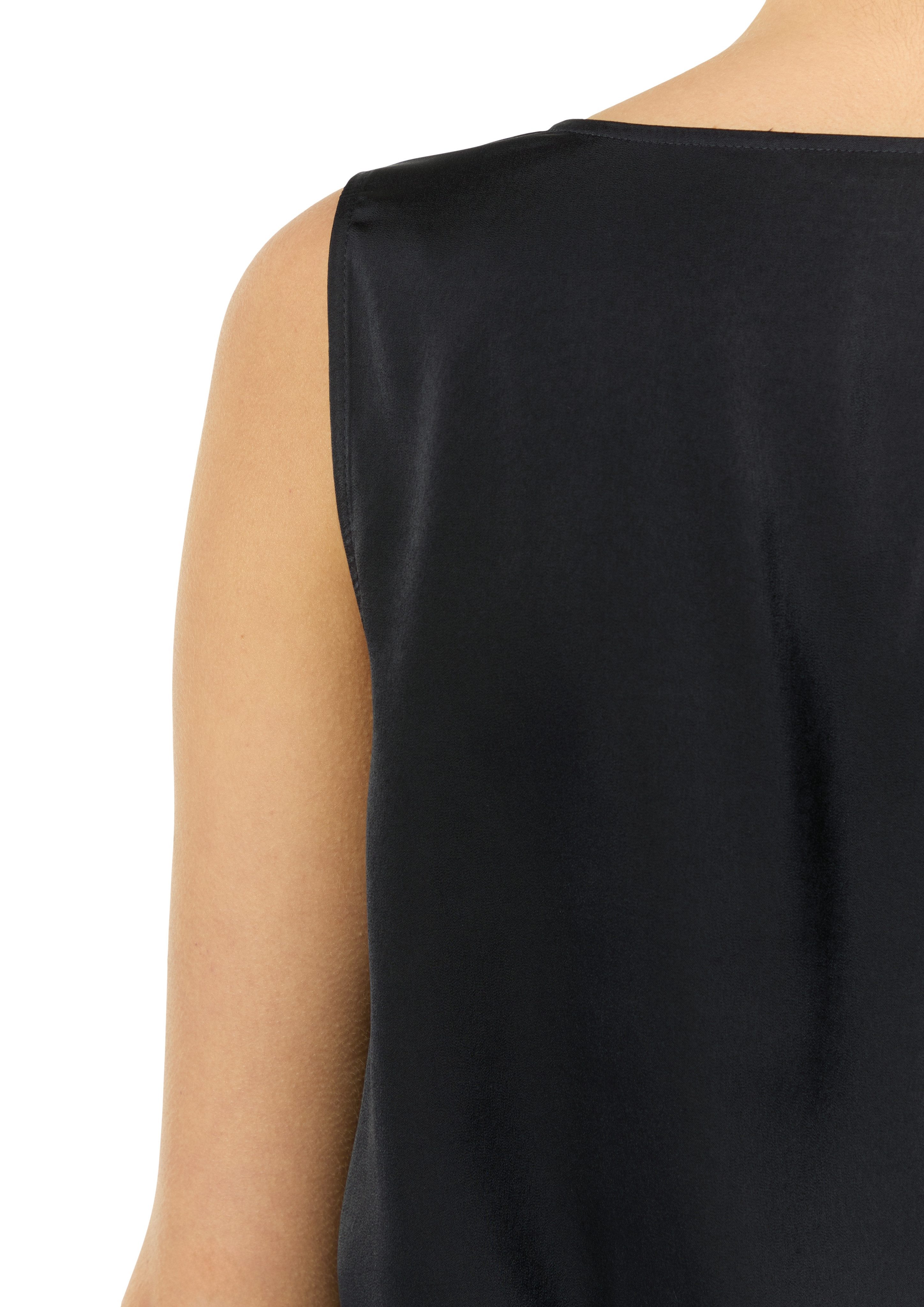 comma Blusentop mit Wasserfall-Ausschnitt günstig online kaufen