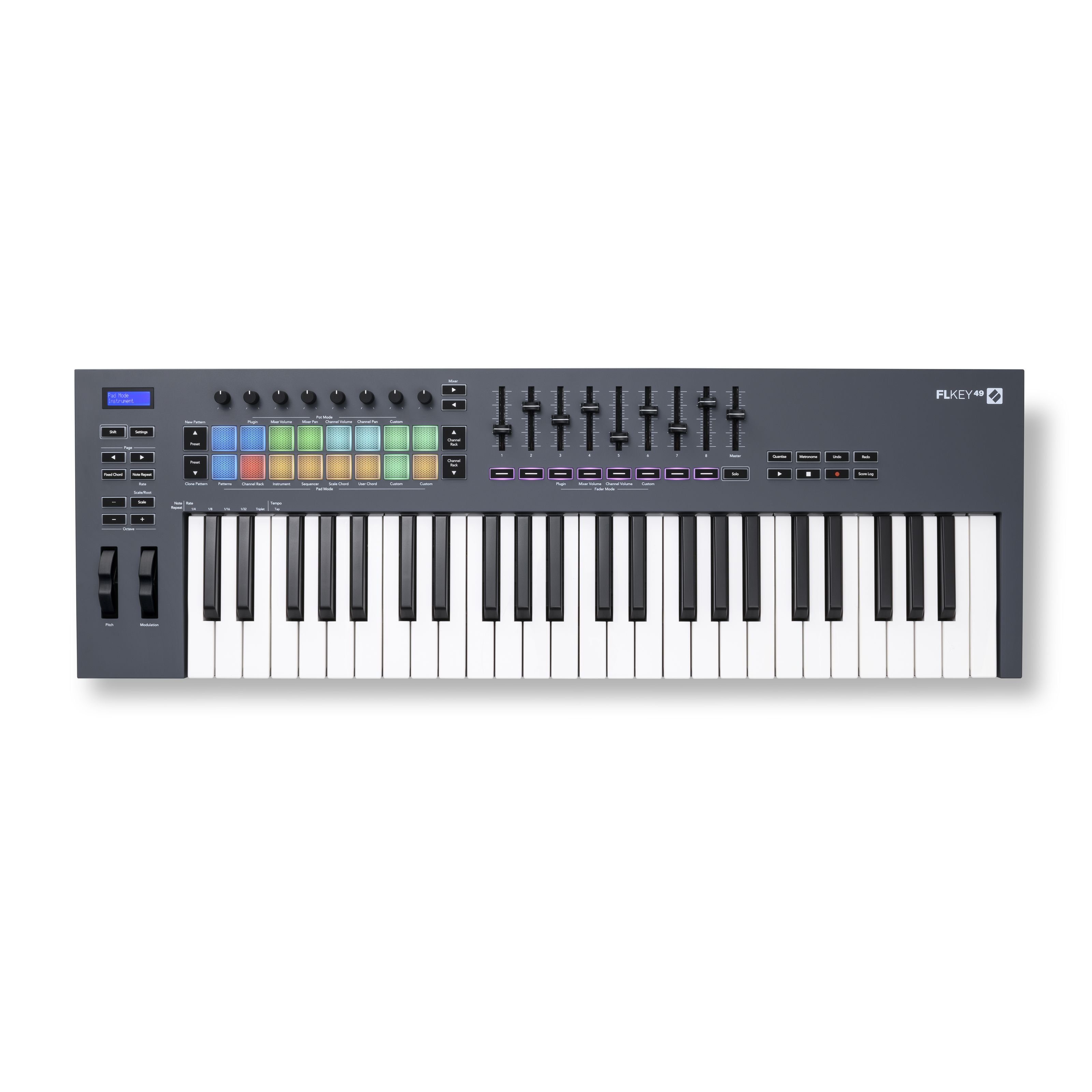 Novation Masterkeyboard (Masterkeyboards, MIDI-Keyboard 49), FLkey 49 - Master Keyboard