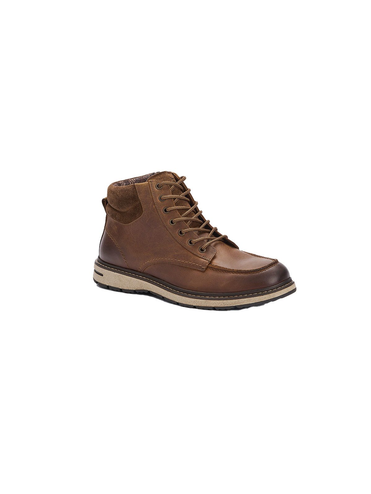 Engbers Herren Boots aus Leder, Braun Schnürboots günstig online kaufen