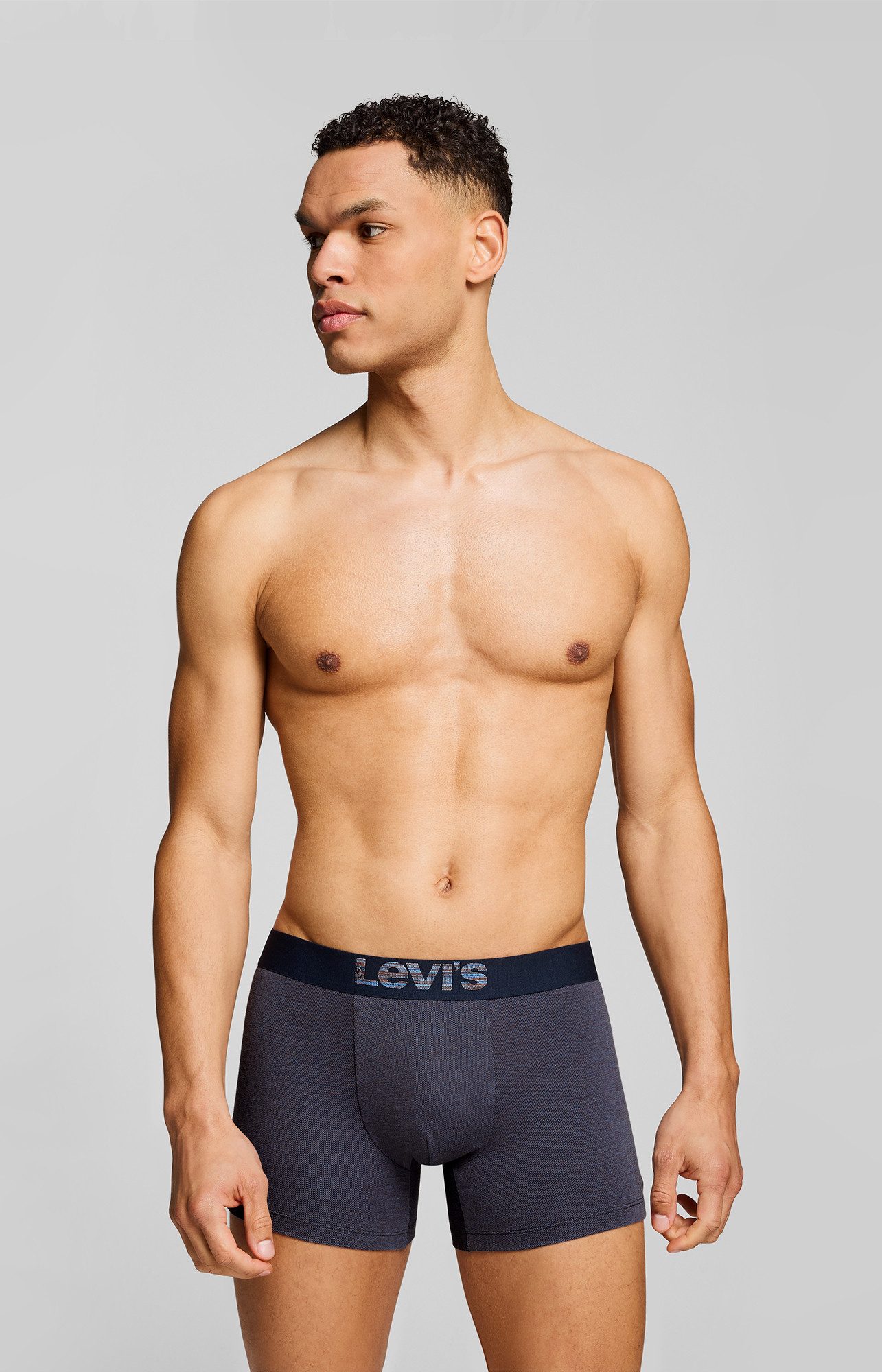 Levi's® Boxershorts LEVIS MEN OPT ILL BOXER BRIEF ORG CO 2P (2er Pack) mit breitem Logobund