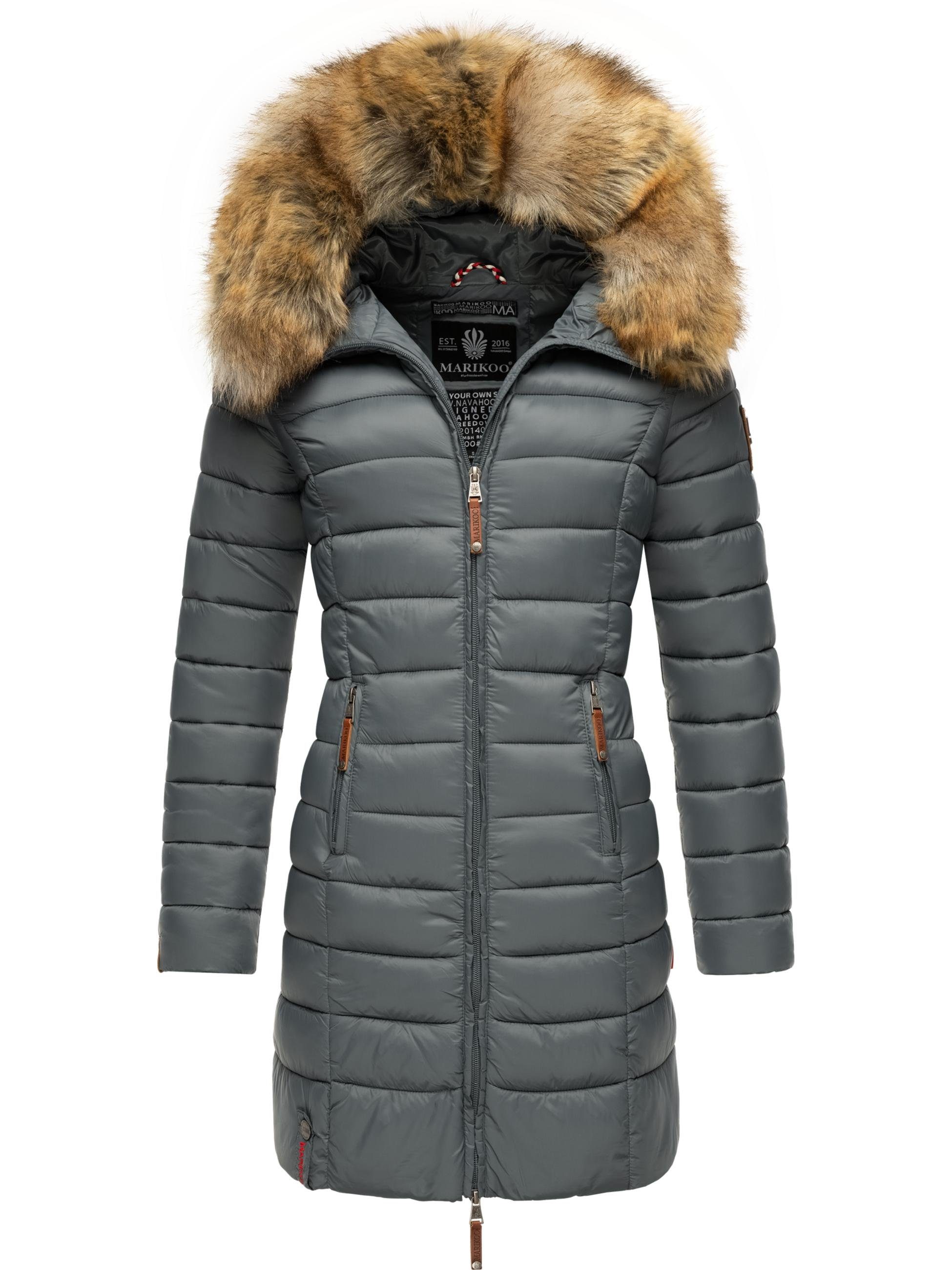 Marikoo Wintermantel Rose-Stepp zeitloser Winterparka mit günstig online kaufen
