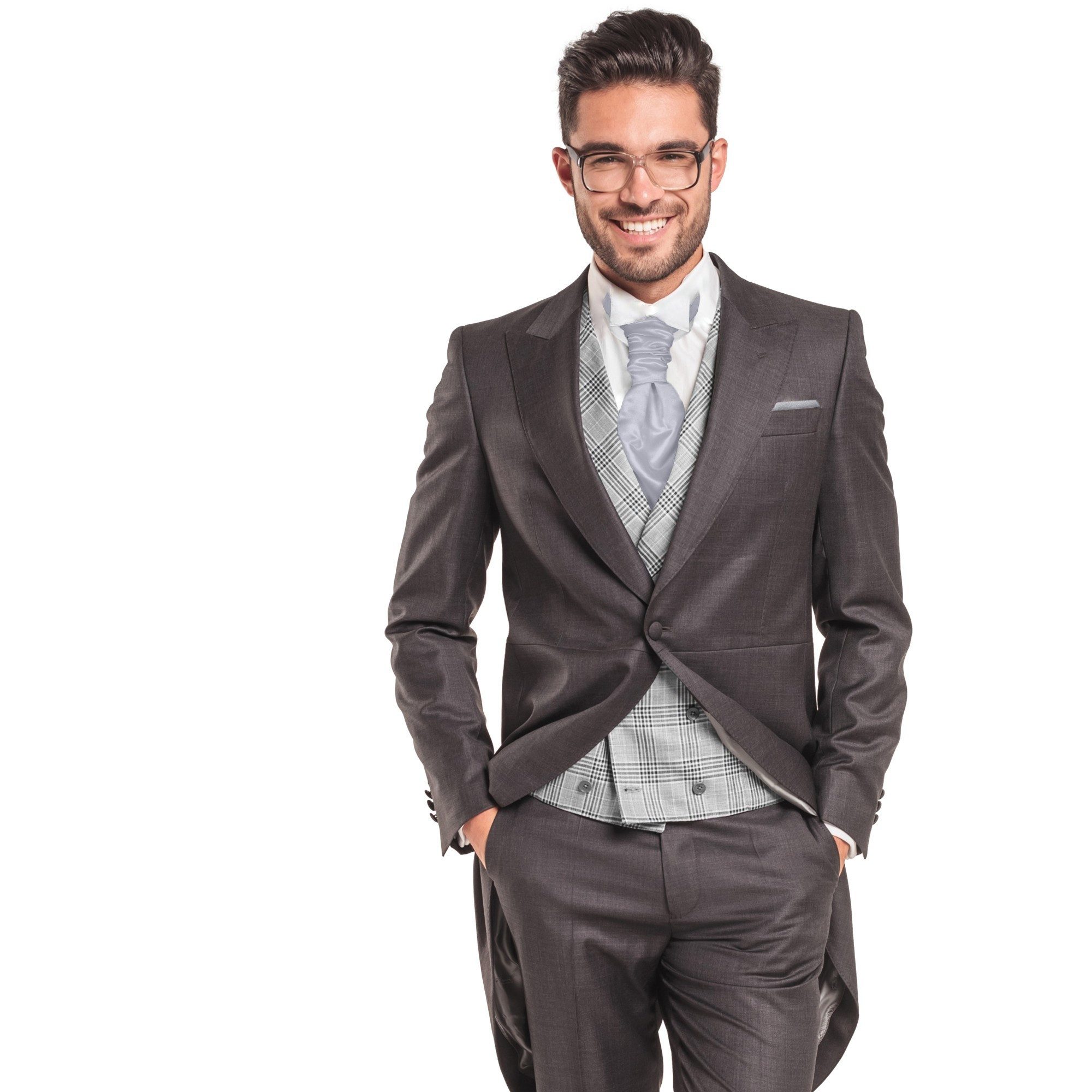 GASSANI Krawatte Satin Hochzeitskrawatte, Herren-Krawatte Hochzeit Plastron günstig online kaufen