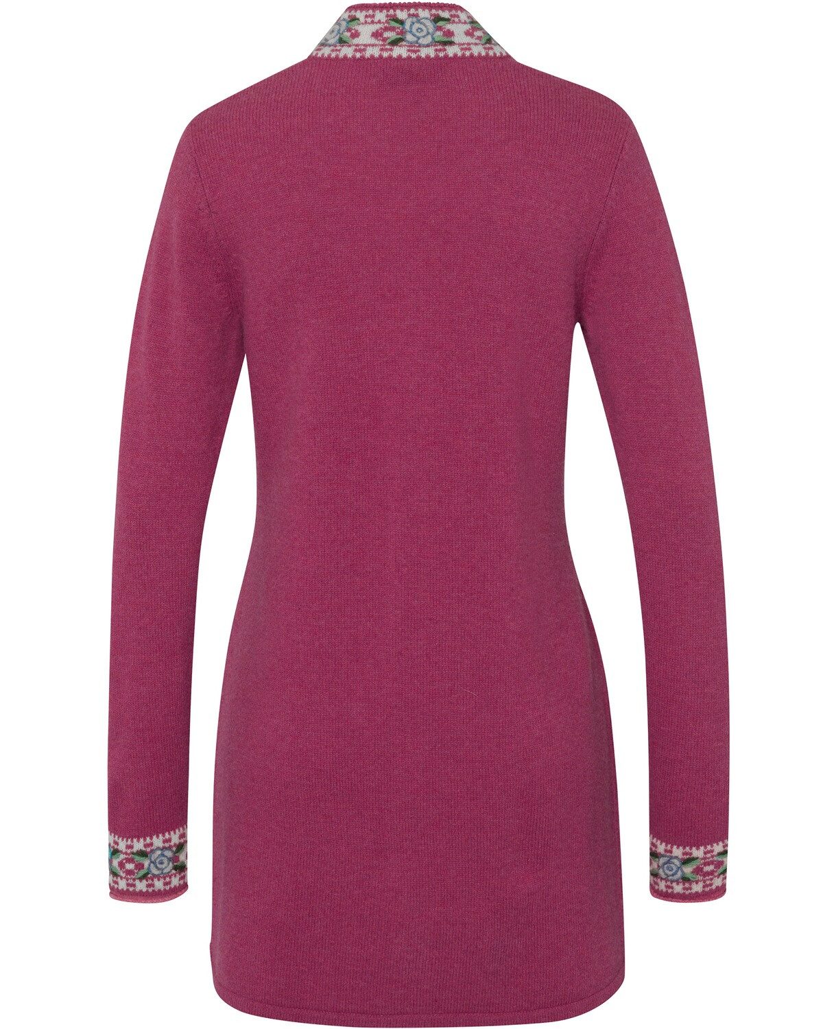 Reitmayer Strickjacke Lange Strickjacke mit Jacquard-Muster günstig online kaufen