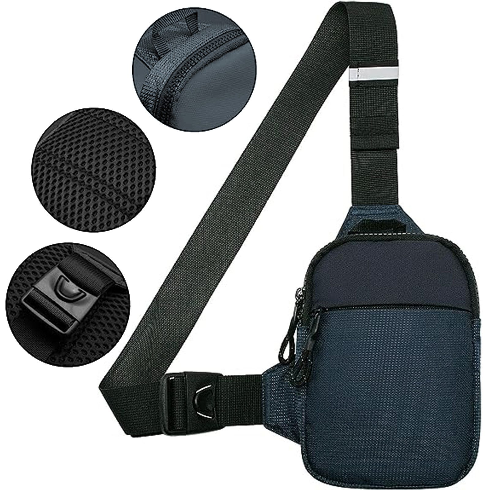 Schultertasche Brusttasche Sling Schulter Rucksack Outdoor Rucksäcke