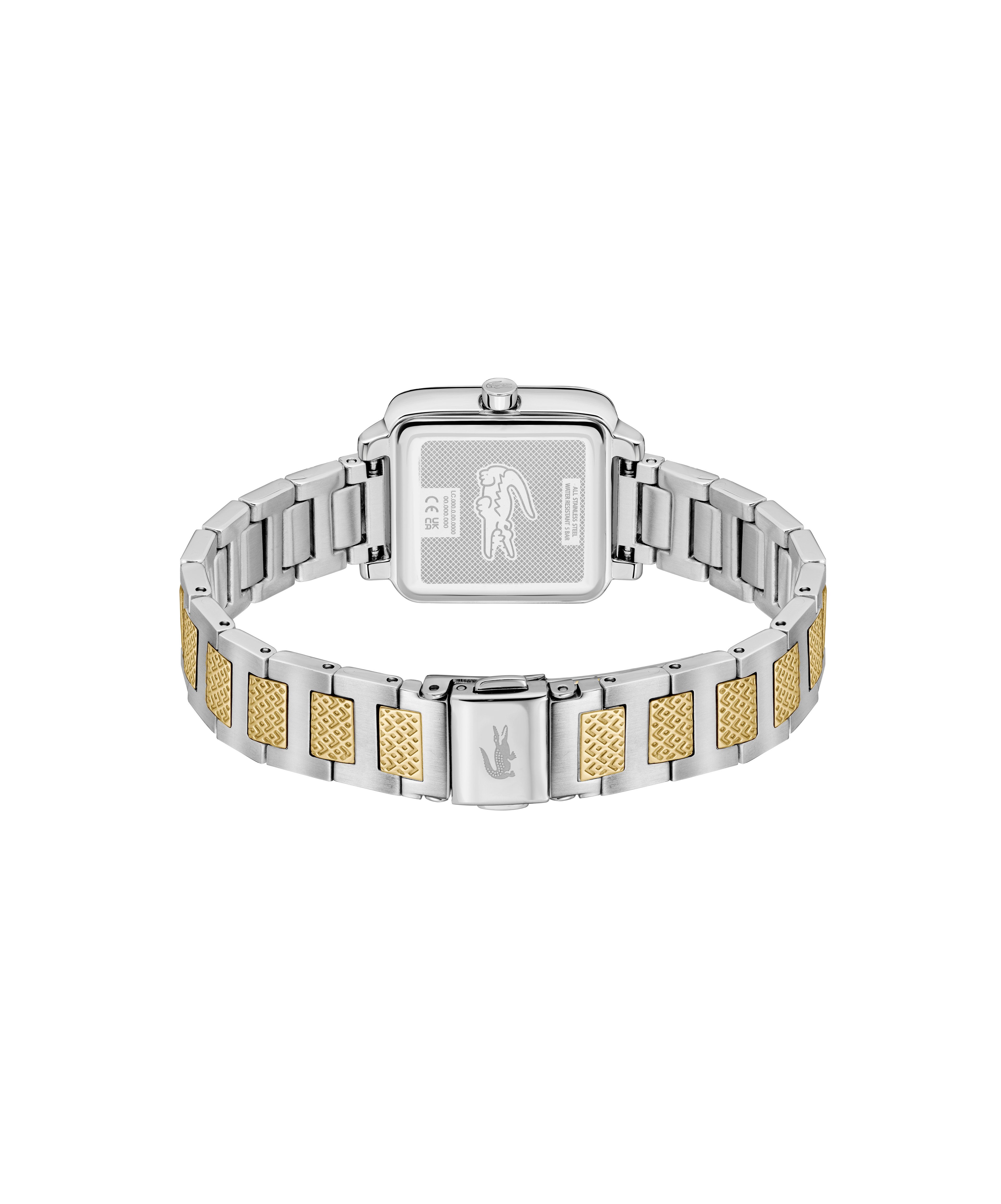 Lacoste Quarzuhr LACOSTE.12.12 LEAP 2001463, Armbanduhr, Damenuhr, Edelstahlarmband, analog