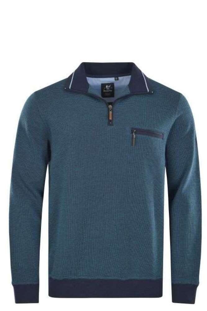 Hajo Sweatshirt 26222 in Pfauenaugeoptik