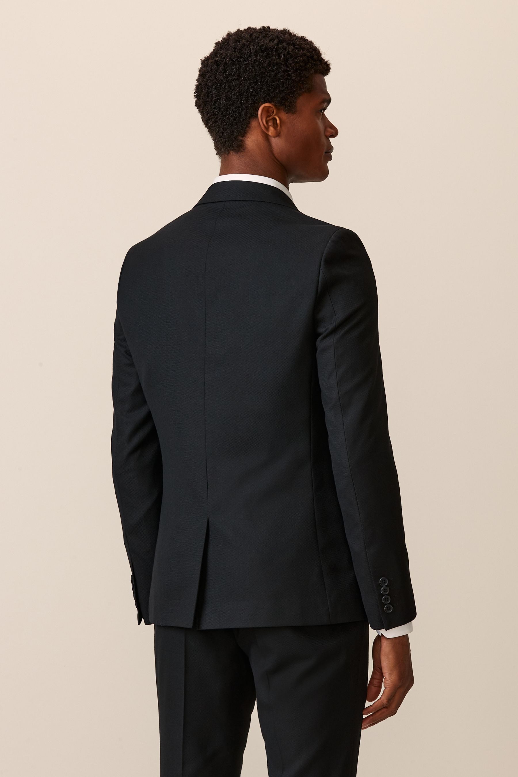 Next Baukastensakko Strukturierter Anzug: Sakko im Skinny Fit (1-tlg) günstig online kaufen