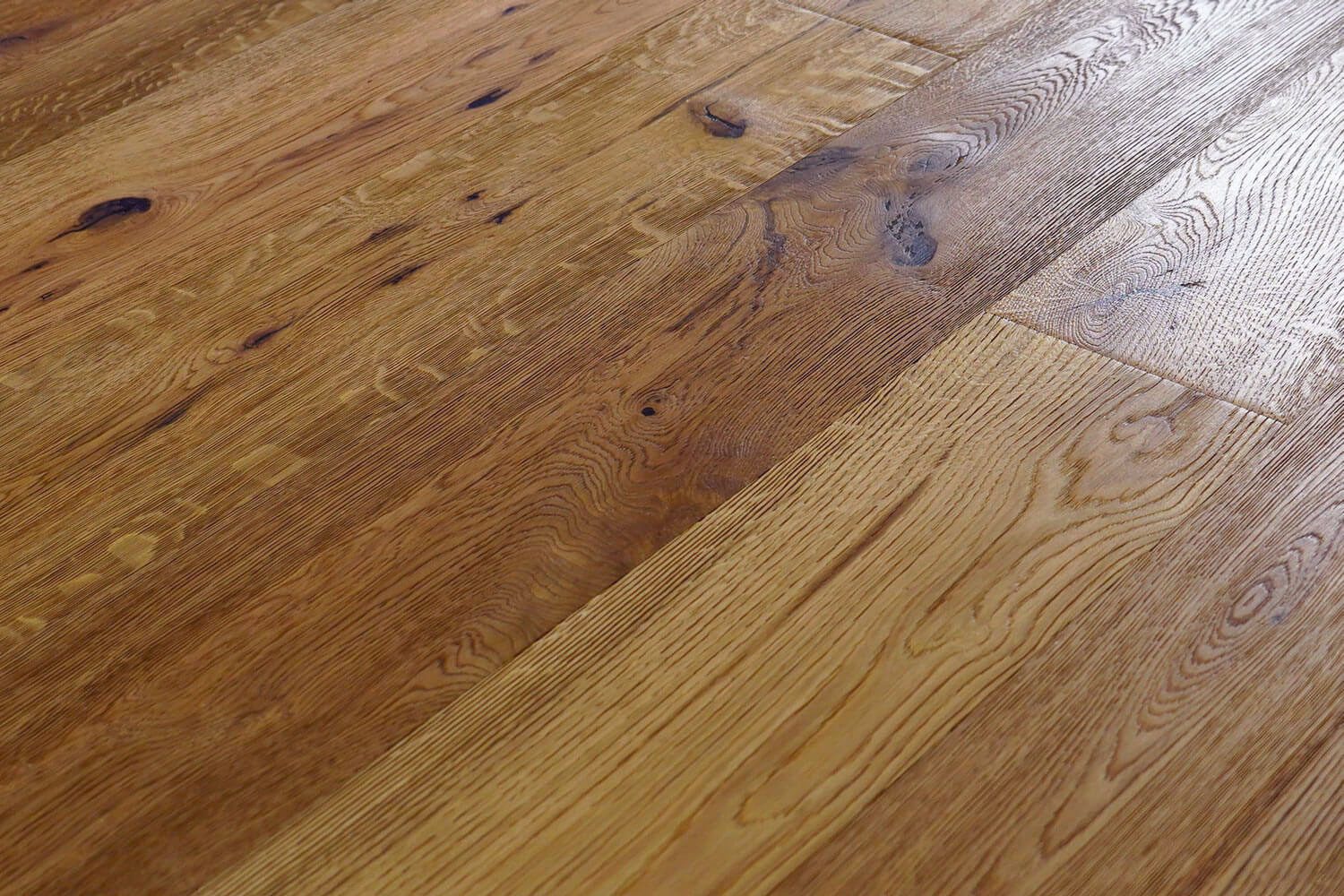 DielenDealer Parkett Fertigparkett Eiche Florida - 3-Schicht geölt, tief gebürstet, mit Klicksystem, 2,888qm pro Paket