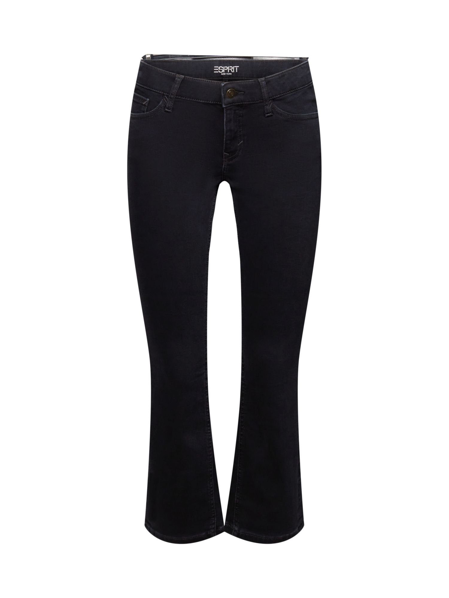 Bundhöhe Esprit Bootcut mit 7/8-Jeans Verkürzte mittlerer Jeans