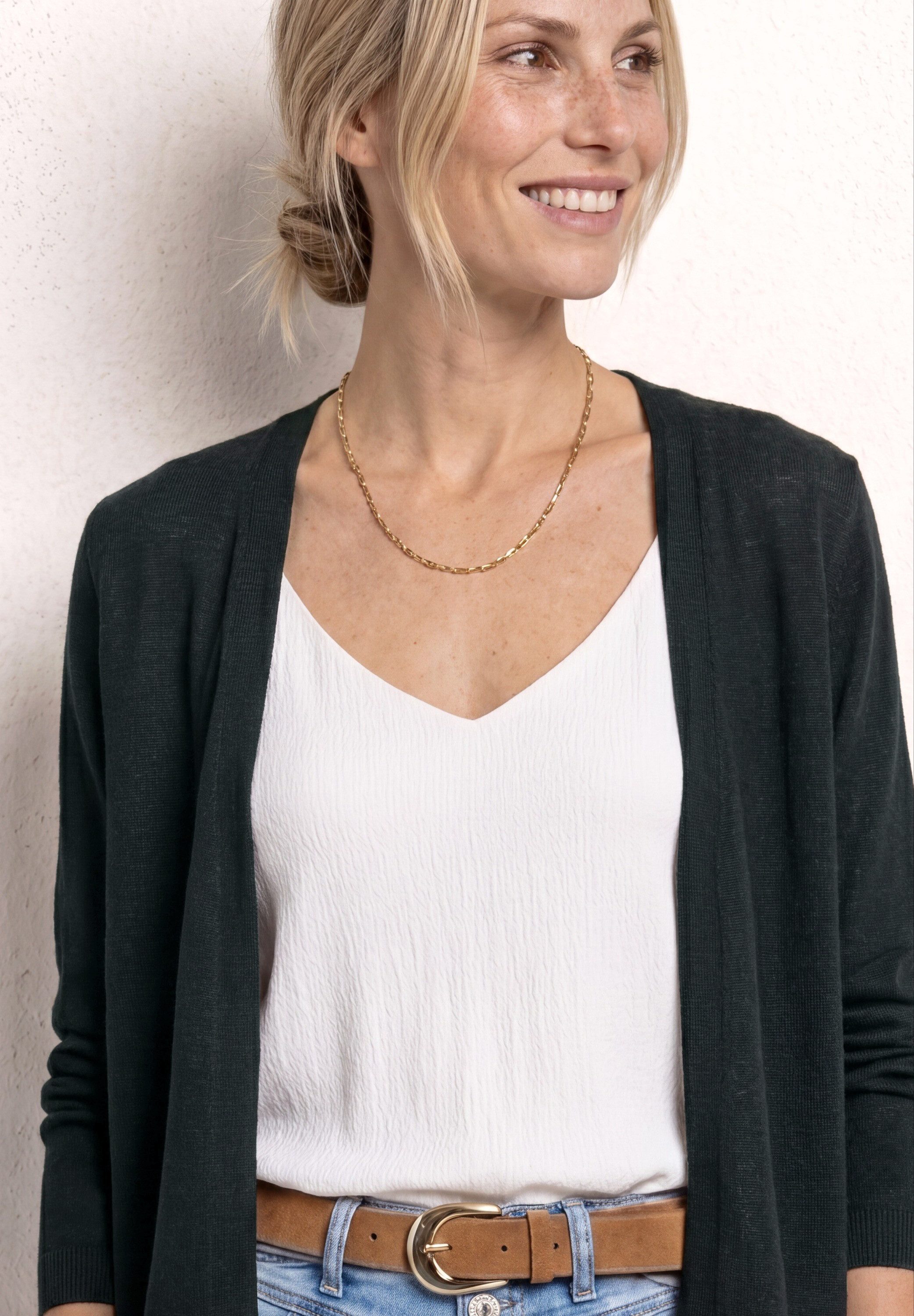 STREET ONE Shirtjacke Style Nette unifarben, offen zu tragen, in Strick-Optik