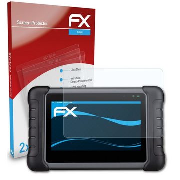 atFoliX Schutzfolie Displayschutz für Autel MaxiCheck MX808TS, (2 Folien), Ultraklar und hartbeschichtet