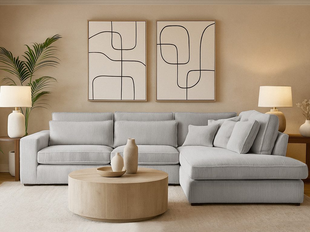 Beautysofa Ecksofa mit dekorativen Kissen PARMA, im modernes Design, klassi günstig online kaufen