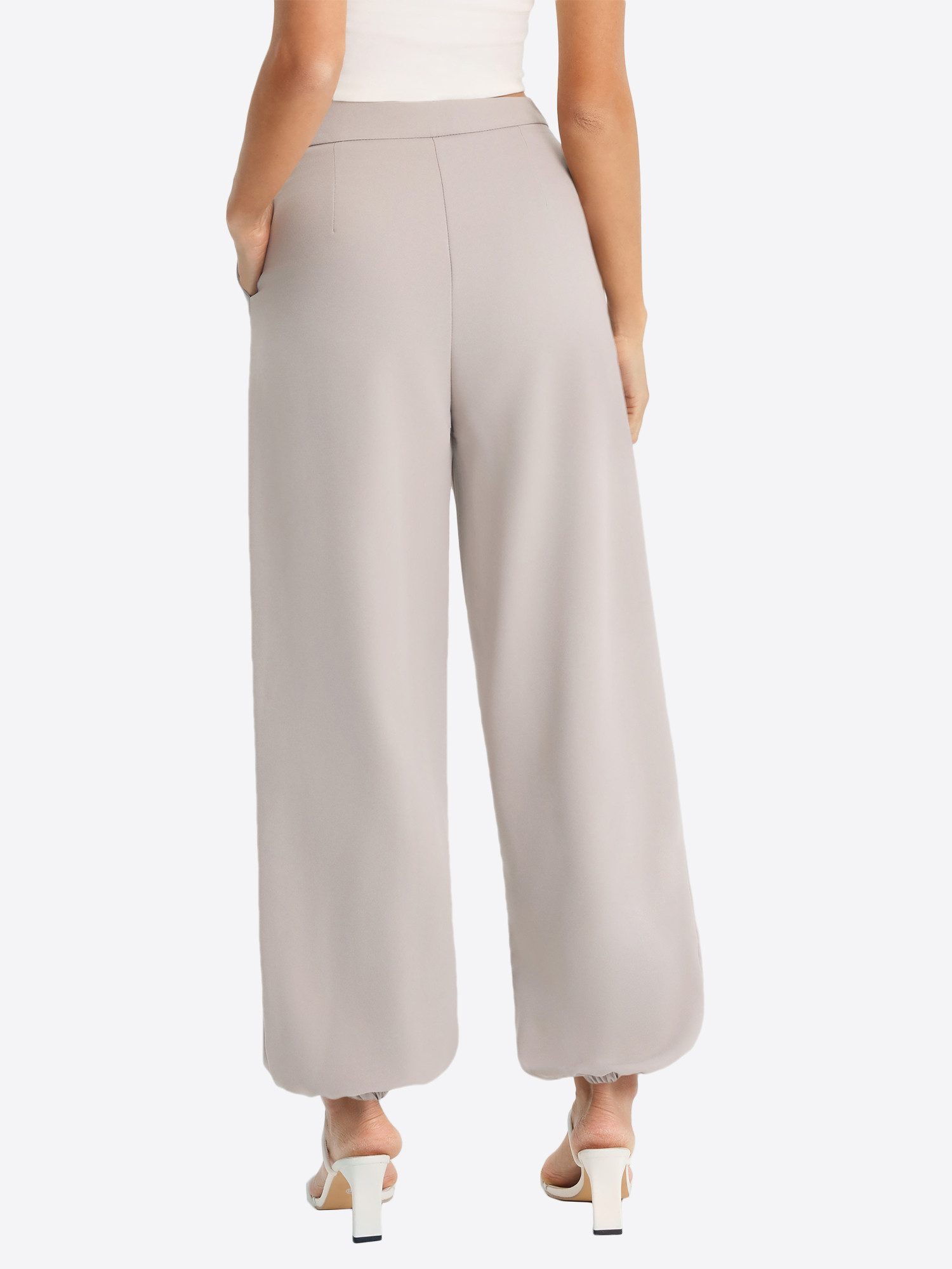 Imily Bela Jogginghose Damen High Waist Weite Hose mit Bündchen (Packung, 1 günstig online kaufen