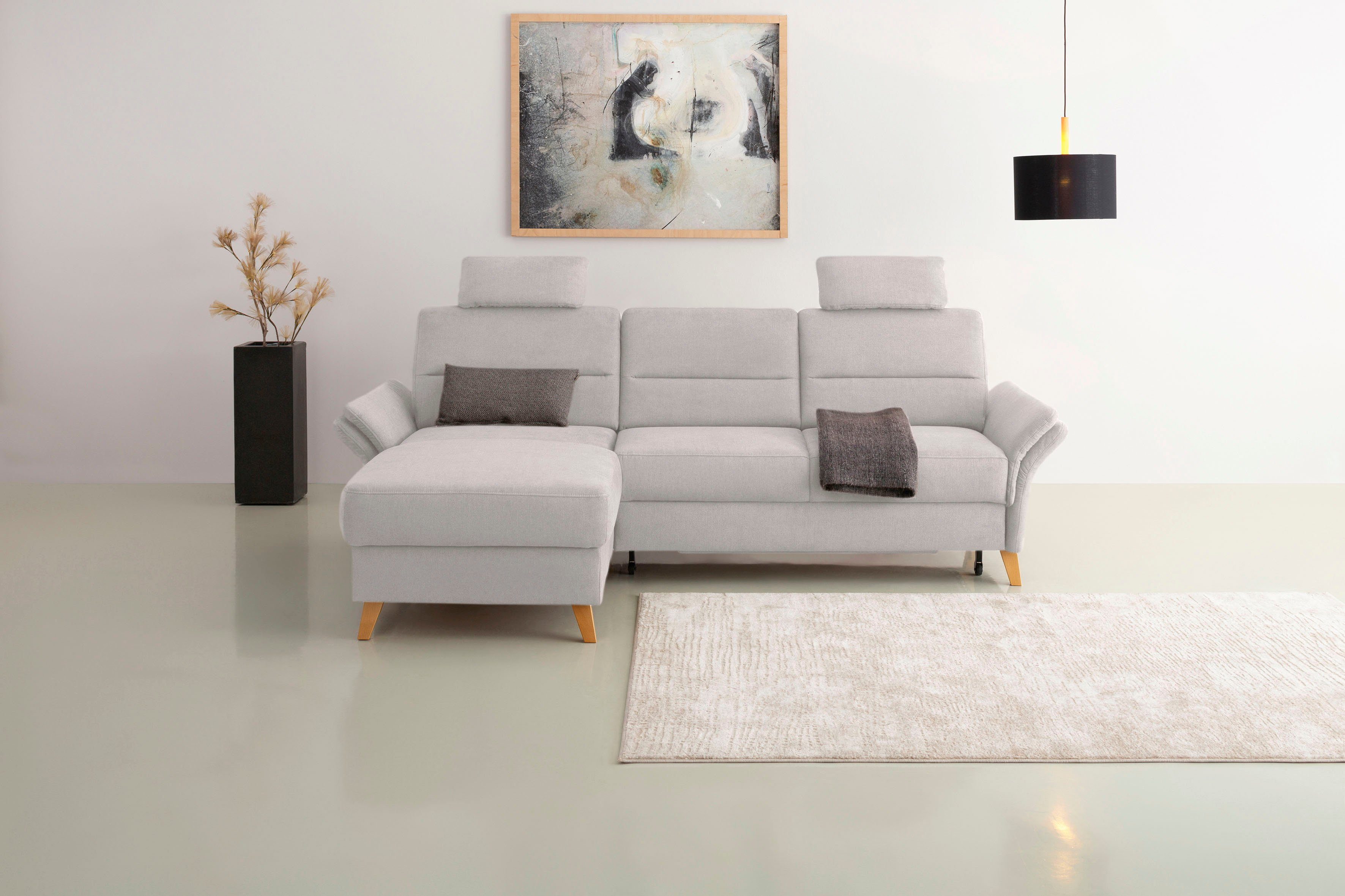 Home affaire Ecksofa Westerland L-Form, Federkern-Polsterung, günstig online kaufen