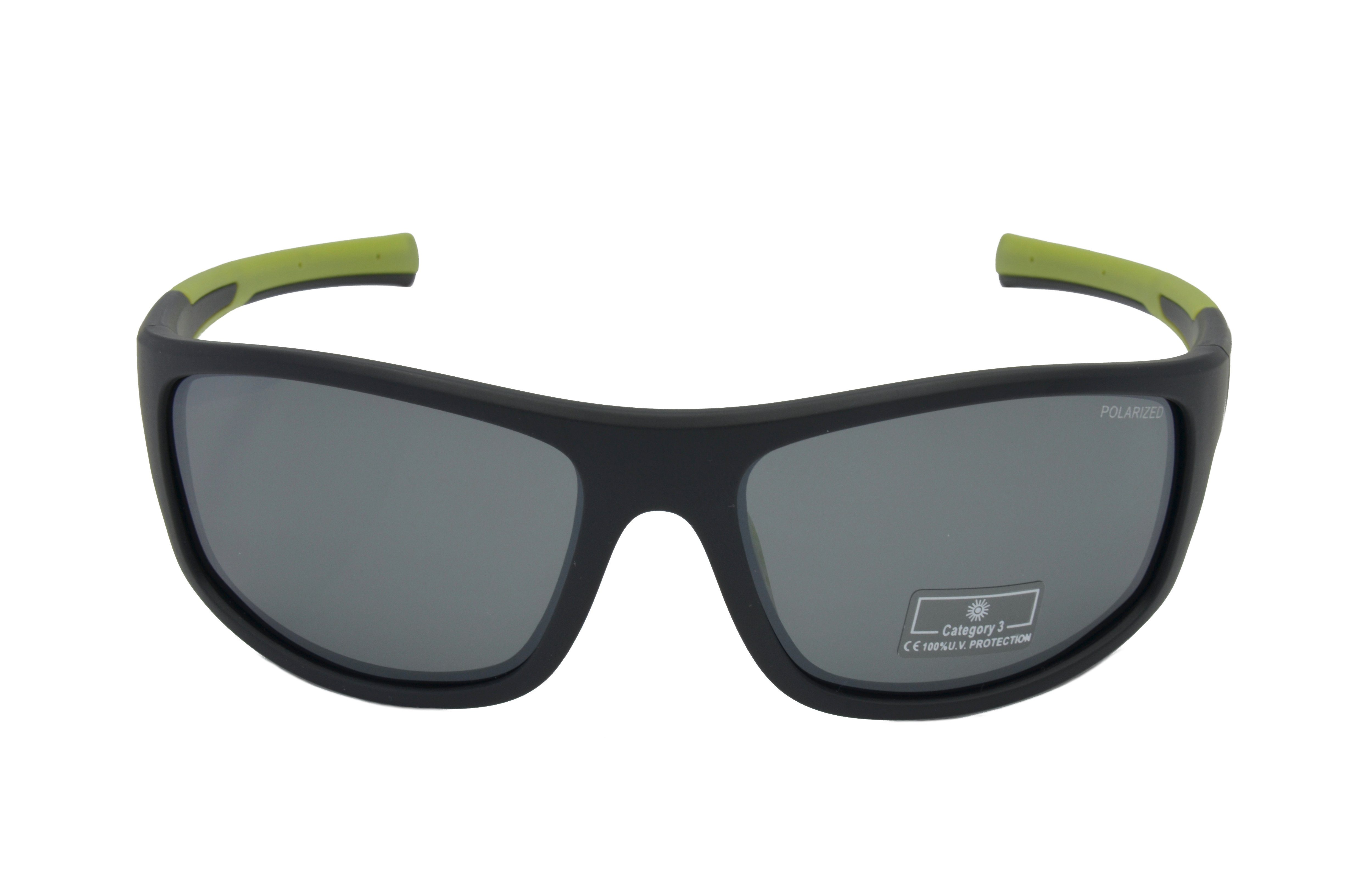 Gamswild Sportbrille WS2238 Sonnenbrille Herren Damen schwarz-grün / -orange, Fahrradbrille -grün Unisex, polarisiert, grau, schwarz-rot, TR90 Skibrille blau