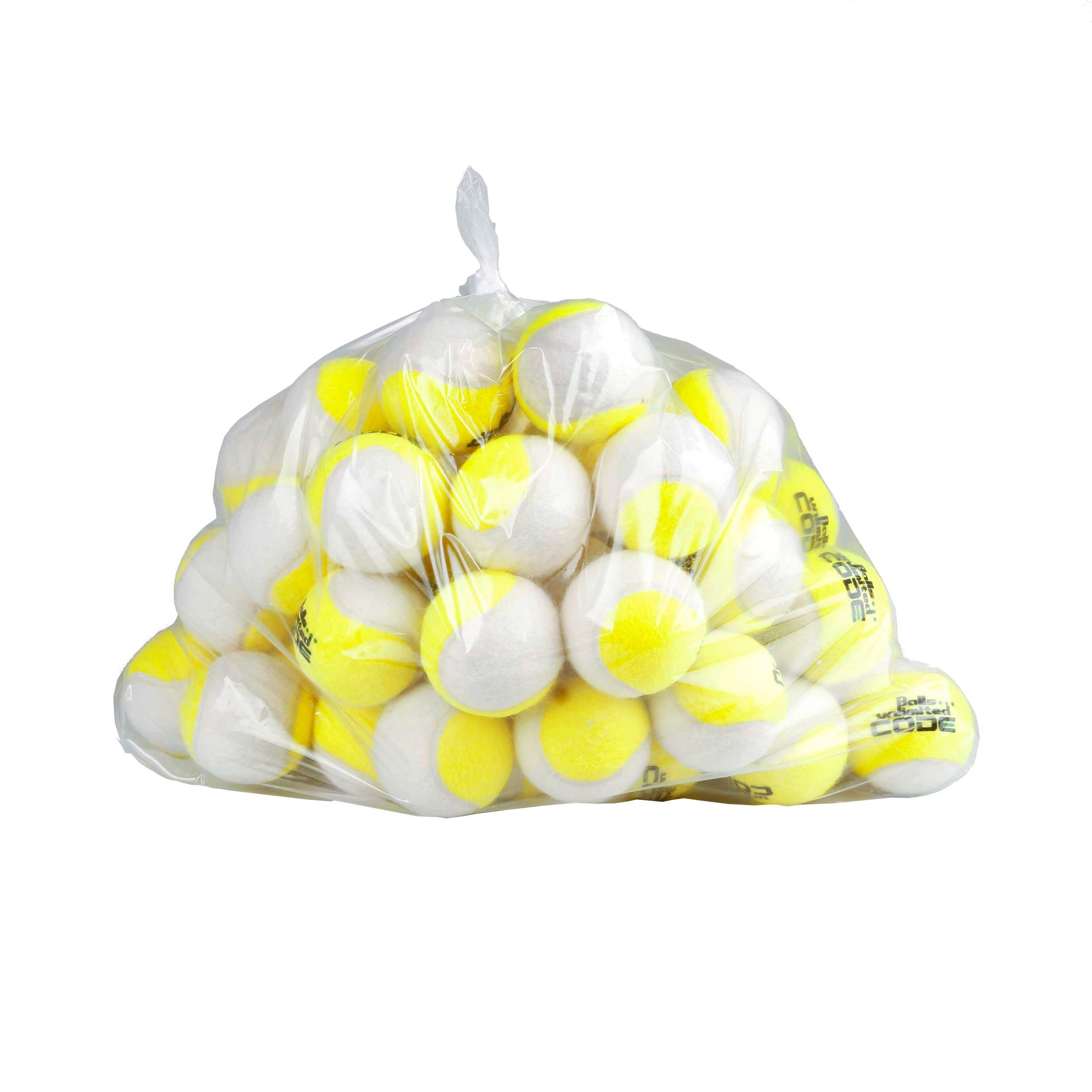 Tennisball Code Green - 60 Tennisbälle - Drucklose Bälle - (60er Beutel)