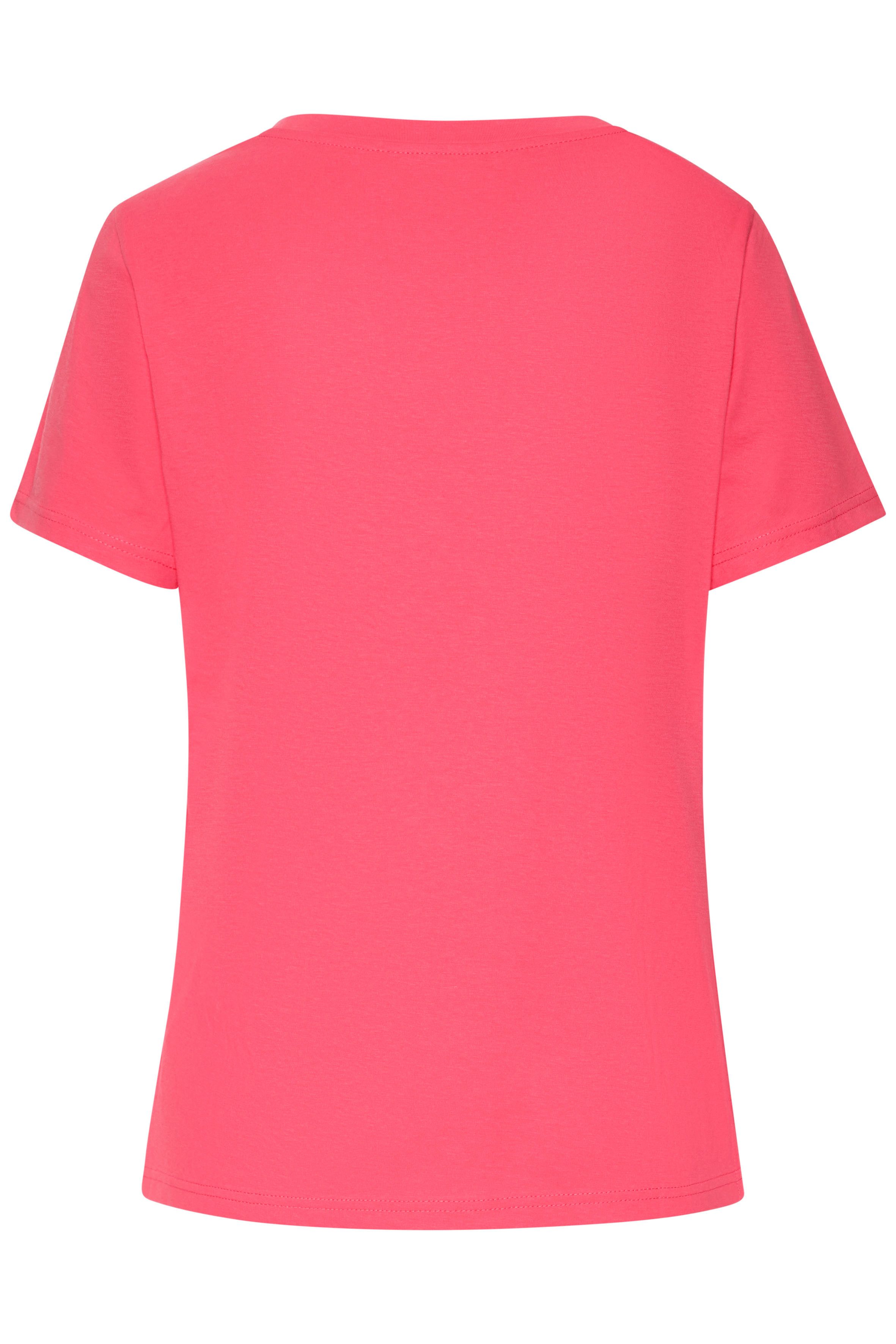 Beachtime T-Shirt mit modischem Schlitz am Saum aus hochwertiger Baumwoll-Qualität