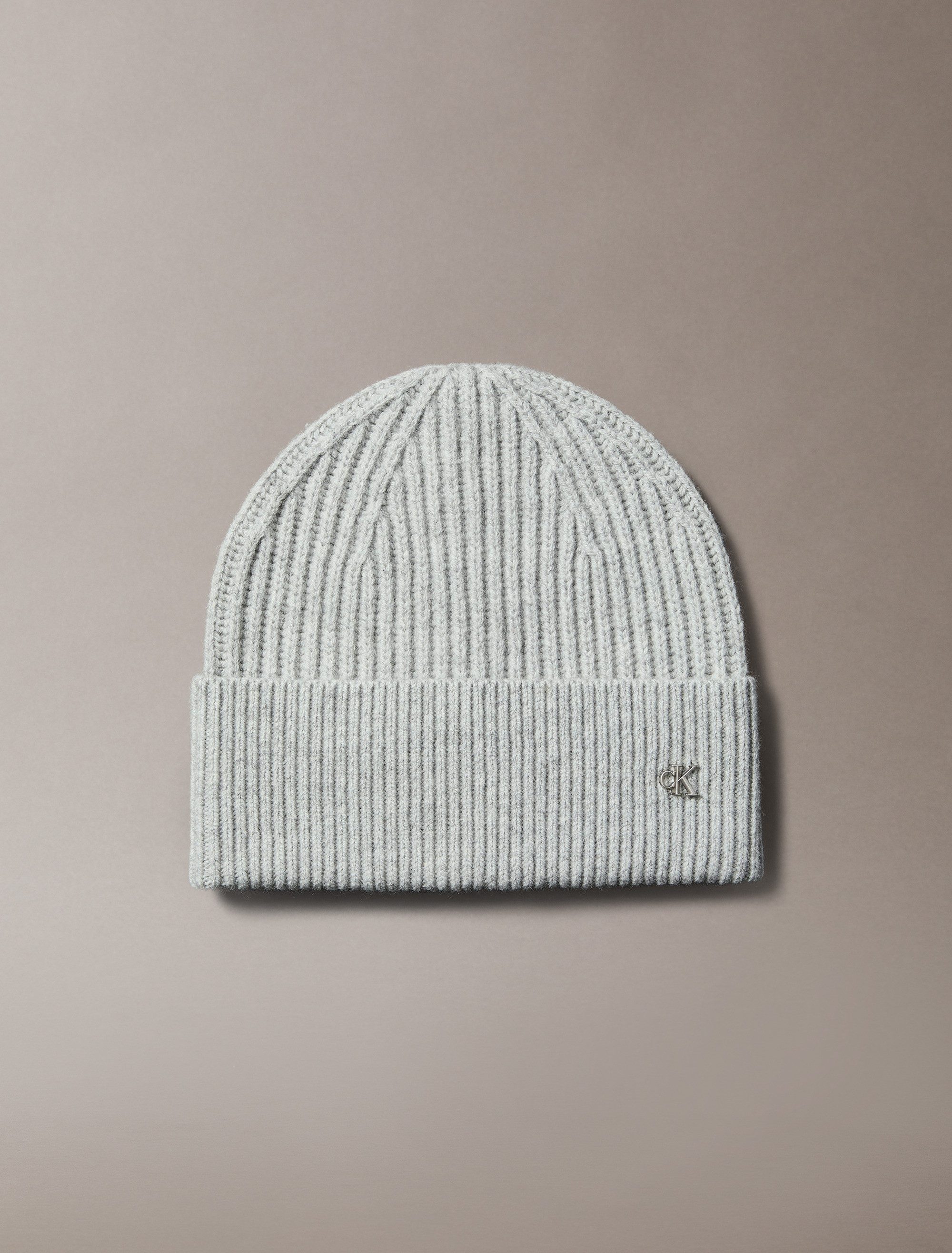 Calvin Klein Strickmütze CK METAL WOOL günstig online kaufen