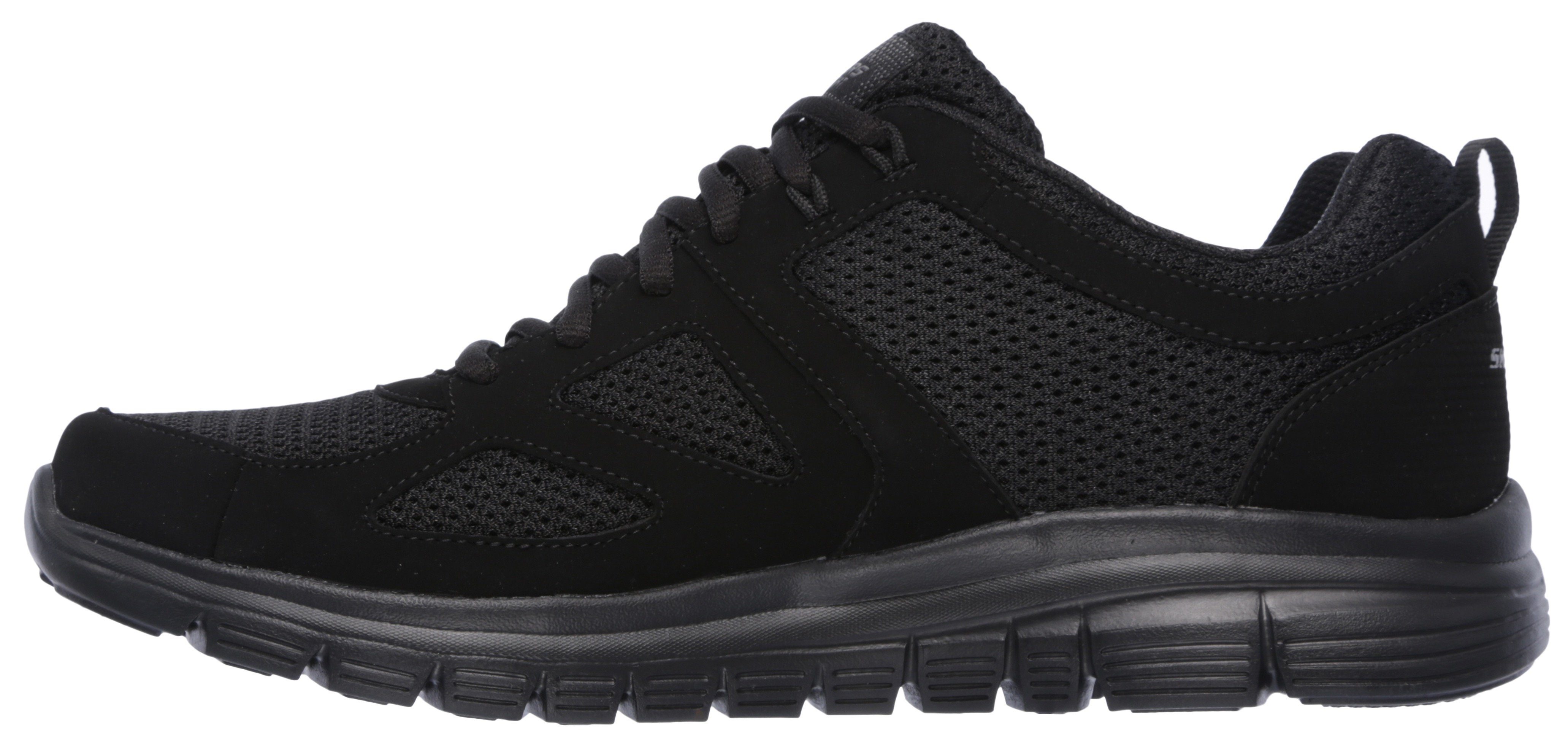 im monochromen Sneaker Skechers Look black/black BURNS-AGOURA
