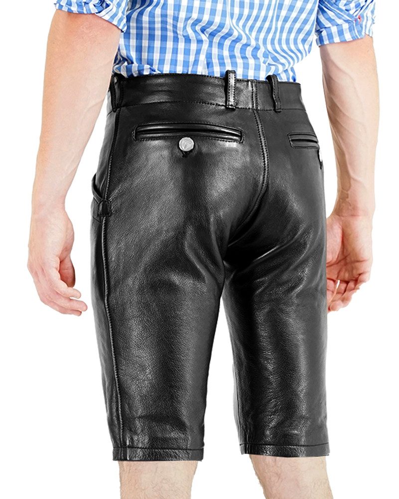 BOCKLE Boxershorts Bockle® Zimmermann Shorts Lederhose Zimmermann Leder Shorts – Bild 4 von 4