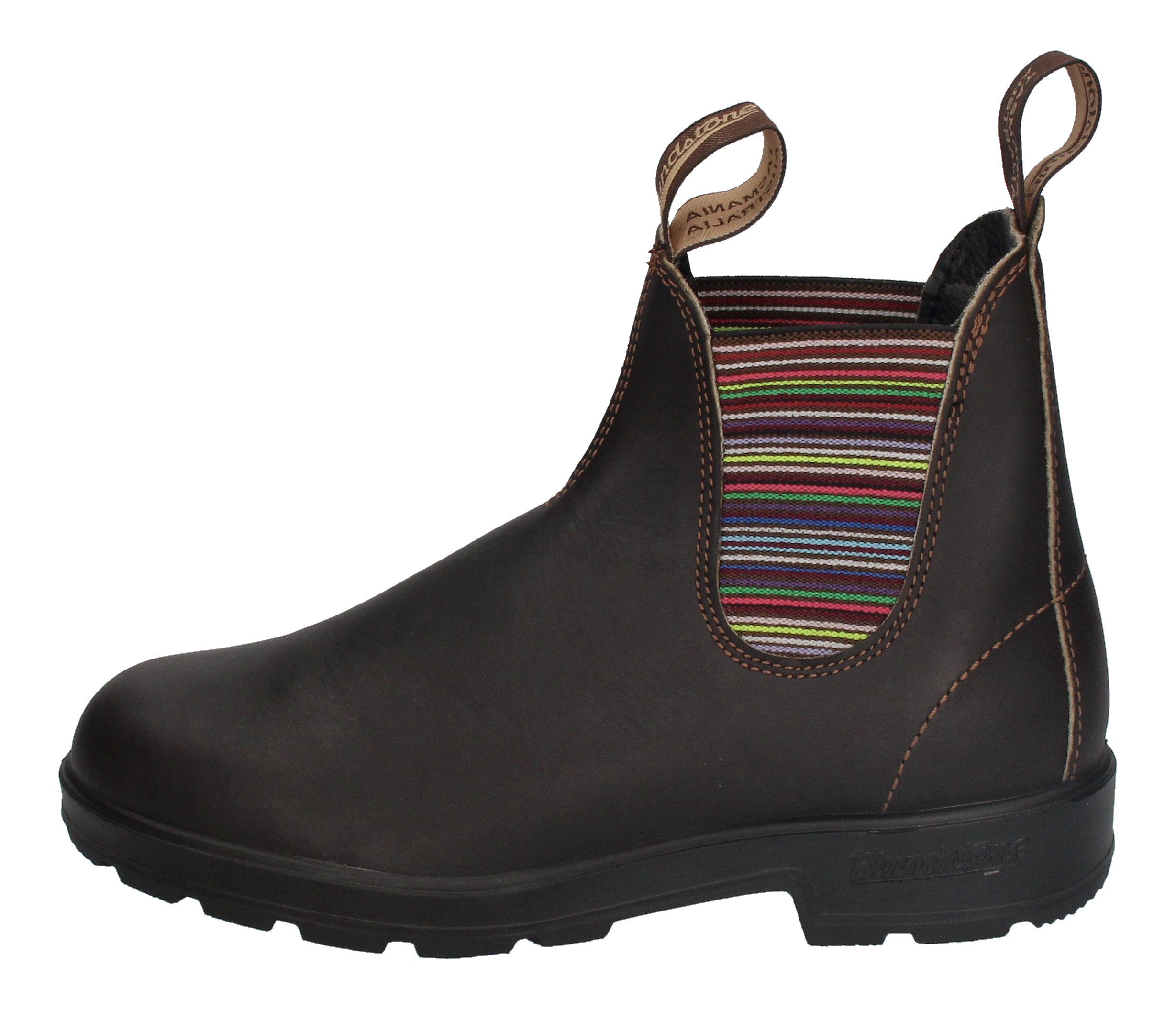 Blundstone 1409 Chelseaboots Stout Brown With Striped Elastics günstig online kaufen