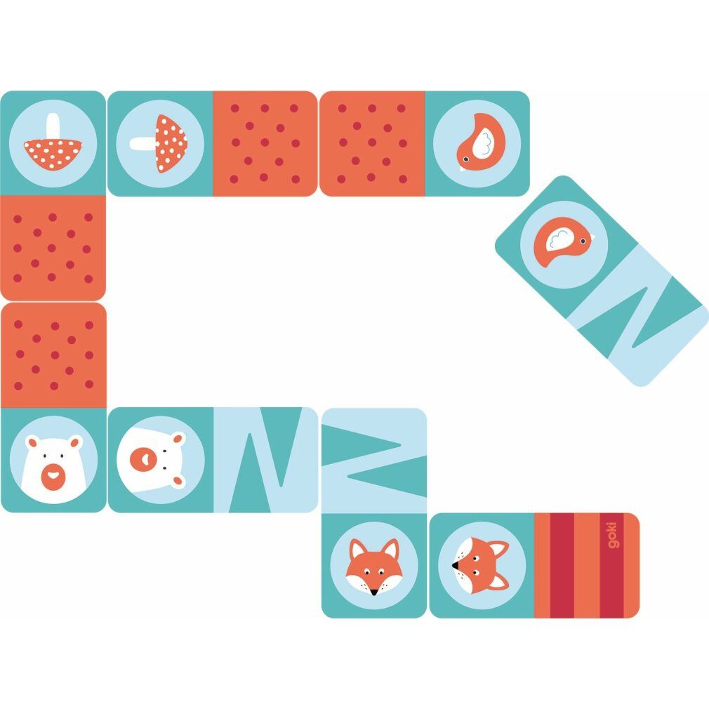 goki Spiel Mini-Dominosteine