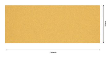 BOSCH Schleifpapier Expert C470 Schleifblätter, (10 Stück), Expert C470, ungelocht, f. Schwingschleifer, 93 x 230 mm, K 80