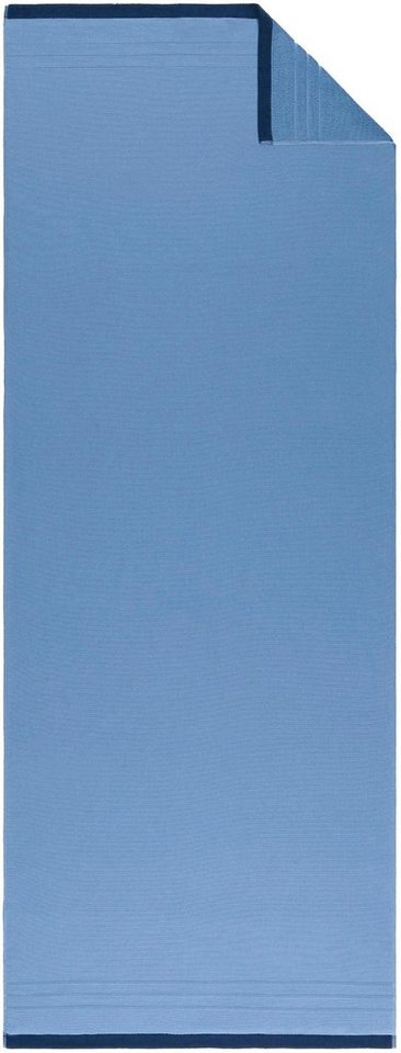 Egeria Saunatuch Dori, Leichtfrottee (1-St), 75x200 cm in leichter  Qualität, Streifenbordüre, In einer Leichtfrottee Qualität hergestellt