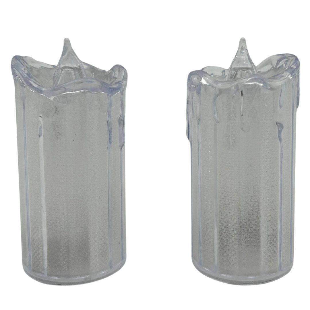 abc HOME LED-Kerze 2er Set, batteriebetrieben, Kunststoff (2-tlg)