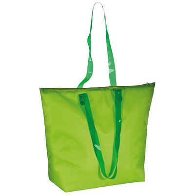 Livepac Office Strandtasche Strandtasche / mit transparenten Henkeln / Farbe: apfelgrün